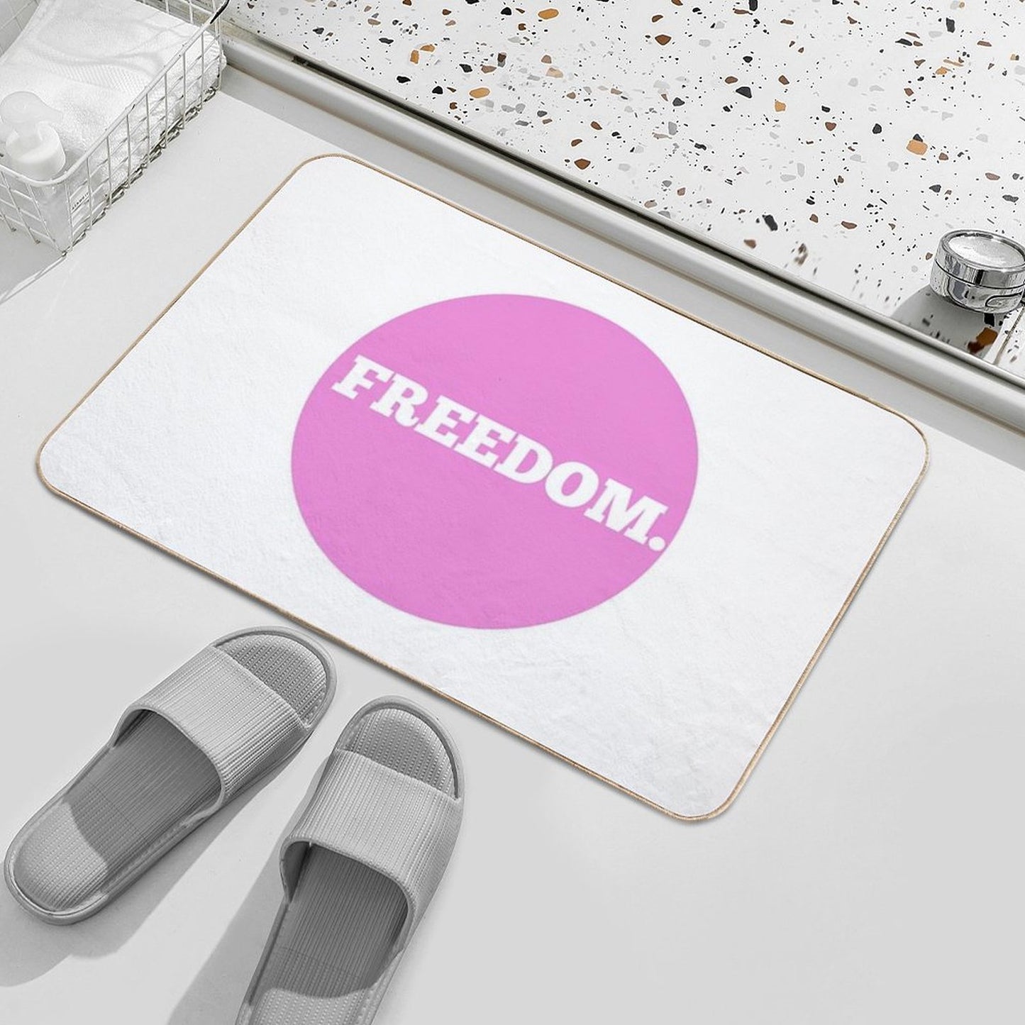 Kesha Freedom Period Fade-Resistant Bath Mat