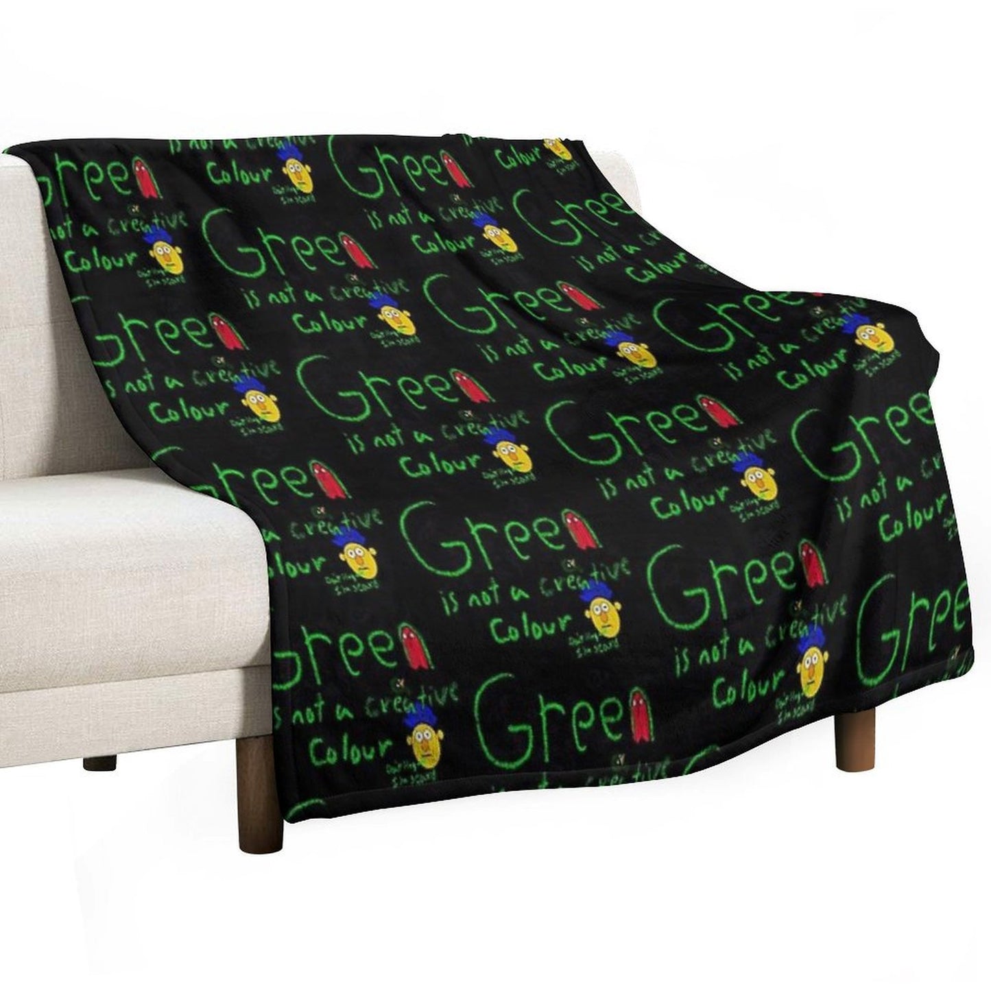Don't Hug Me I'm Scared Velvety-soft Throw Blanket
