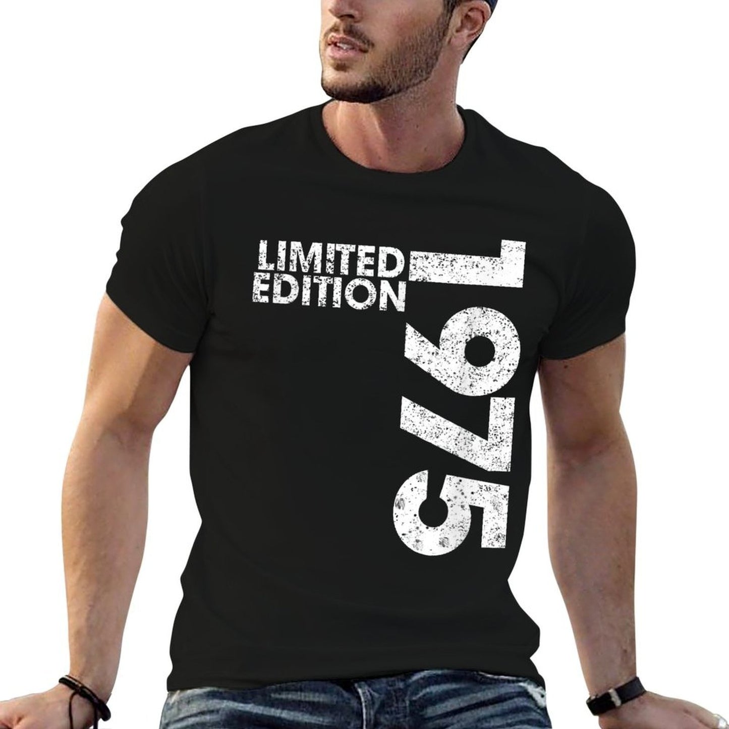 Limited Edition 1975 50 Year Old Men Women 50th Birthday  Vintage-inspired T-Shirt