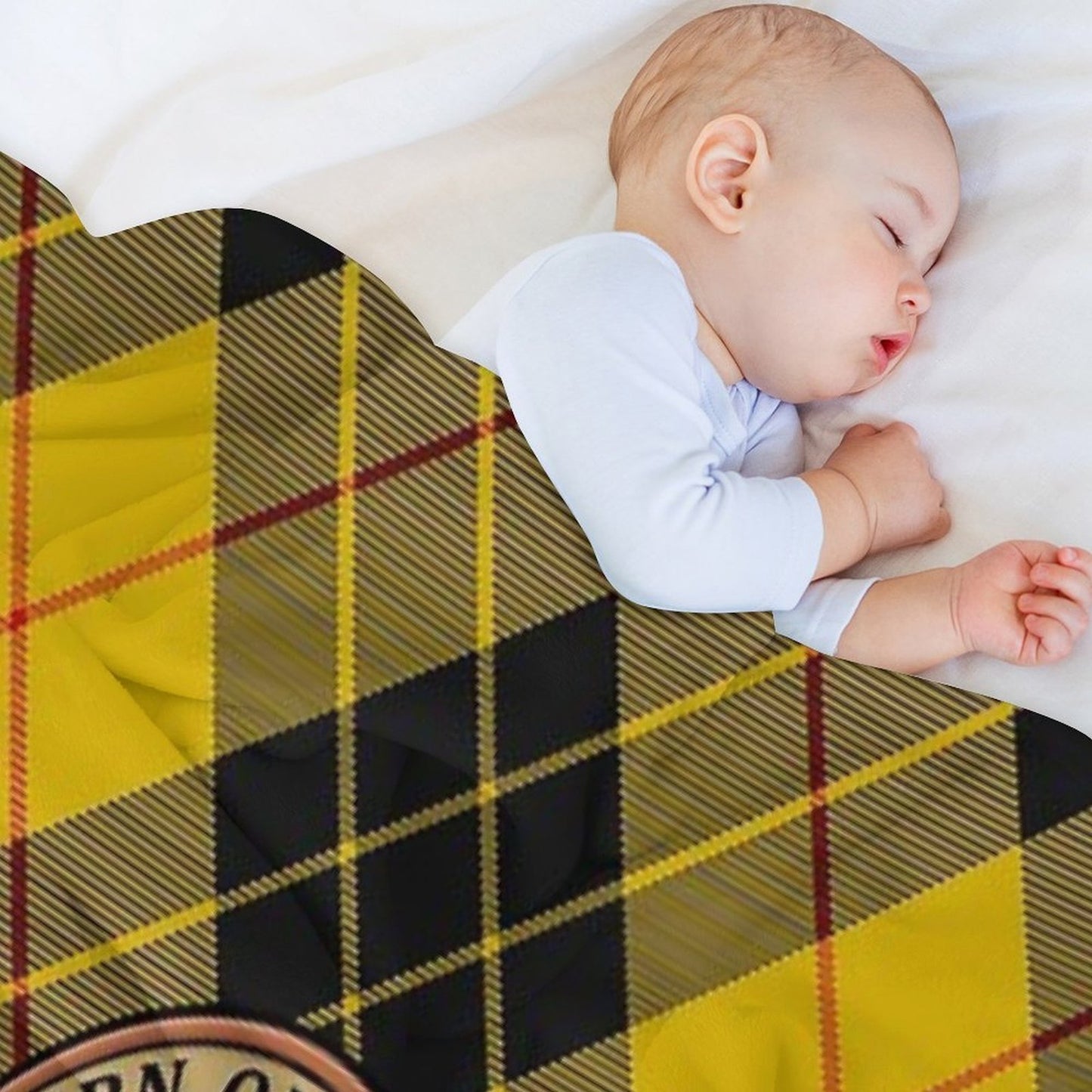 Clan MacLeod of Lewis Crest Compact Throw Blanket