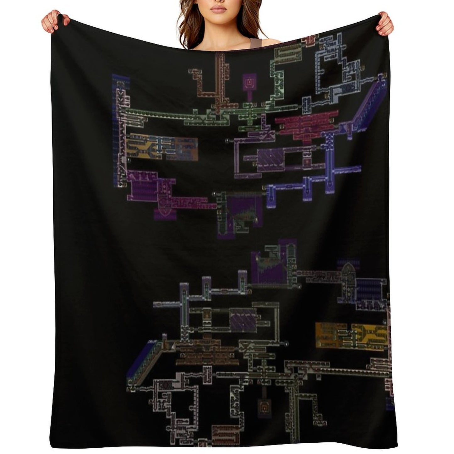 Castlevania Symphony Of The Night Anti-pilling Throw Blanket