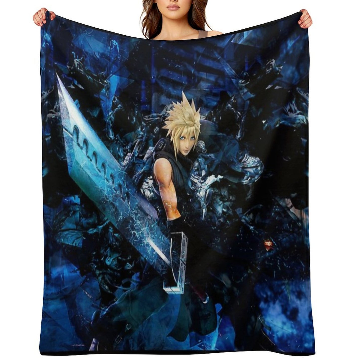 Big Sword Soldier Versatility Throw Blanket