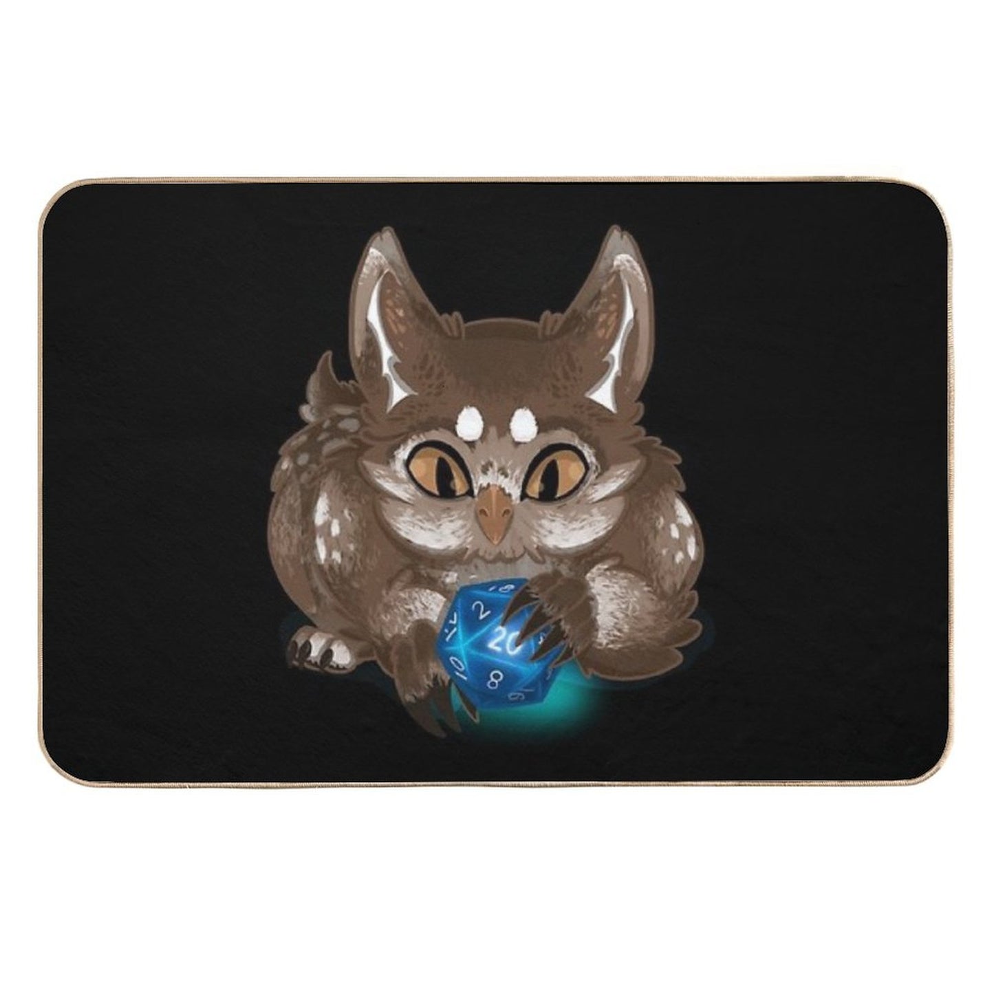Owlbear Cub Dirt-Trapping Bath Mat