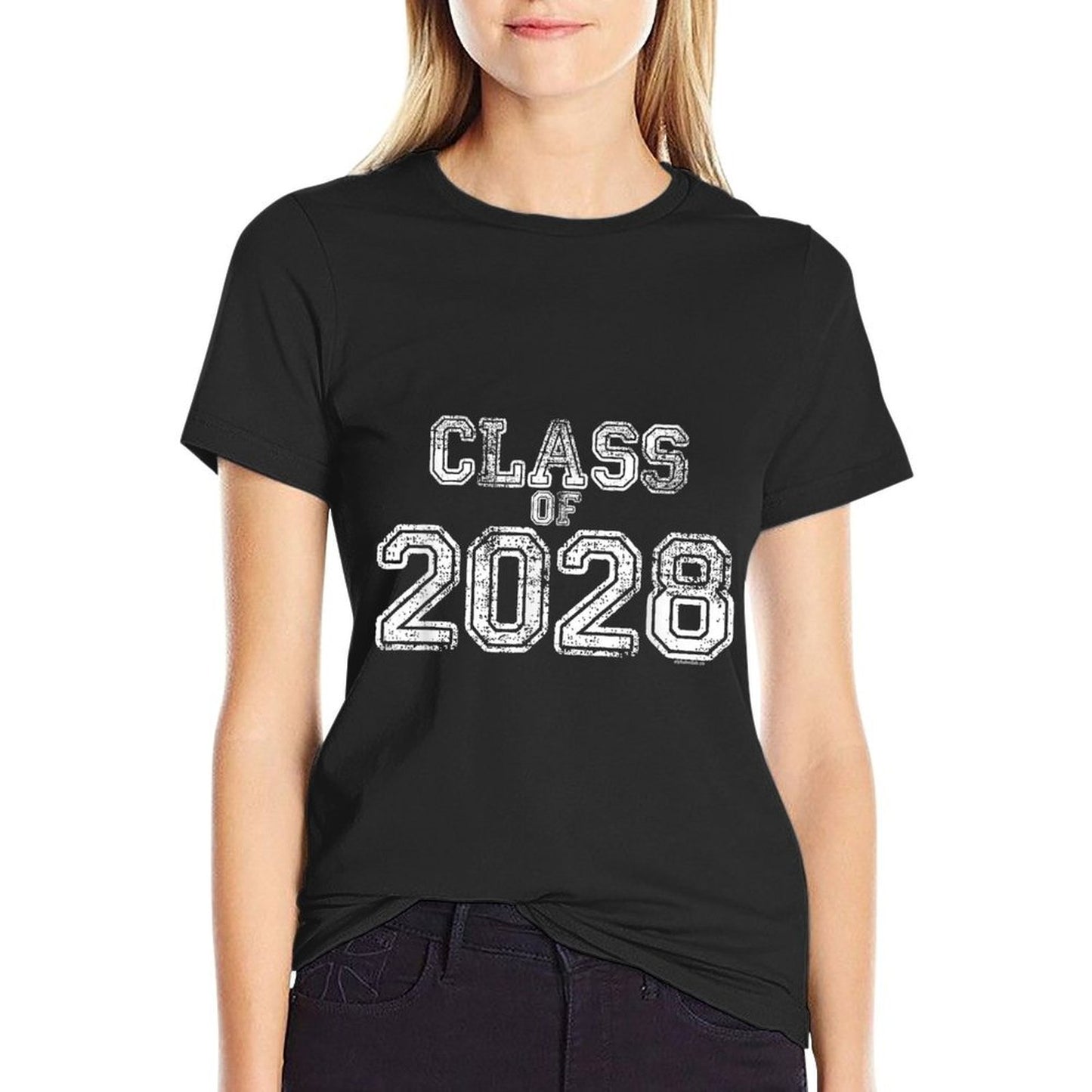 Class Of 2028 Senior 2028 Graduation Gift Him Her Classic T-Shirt