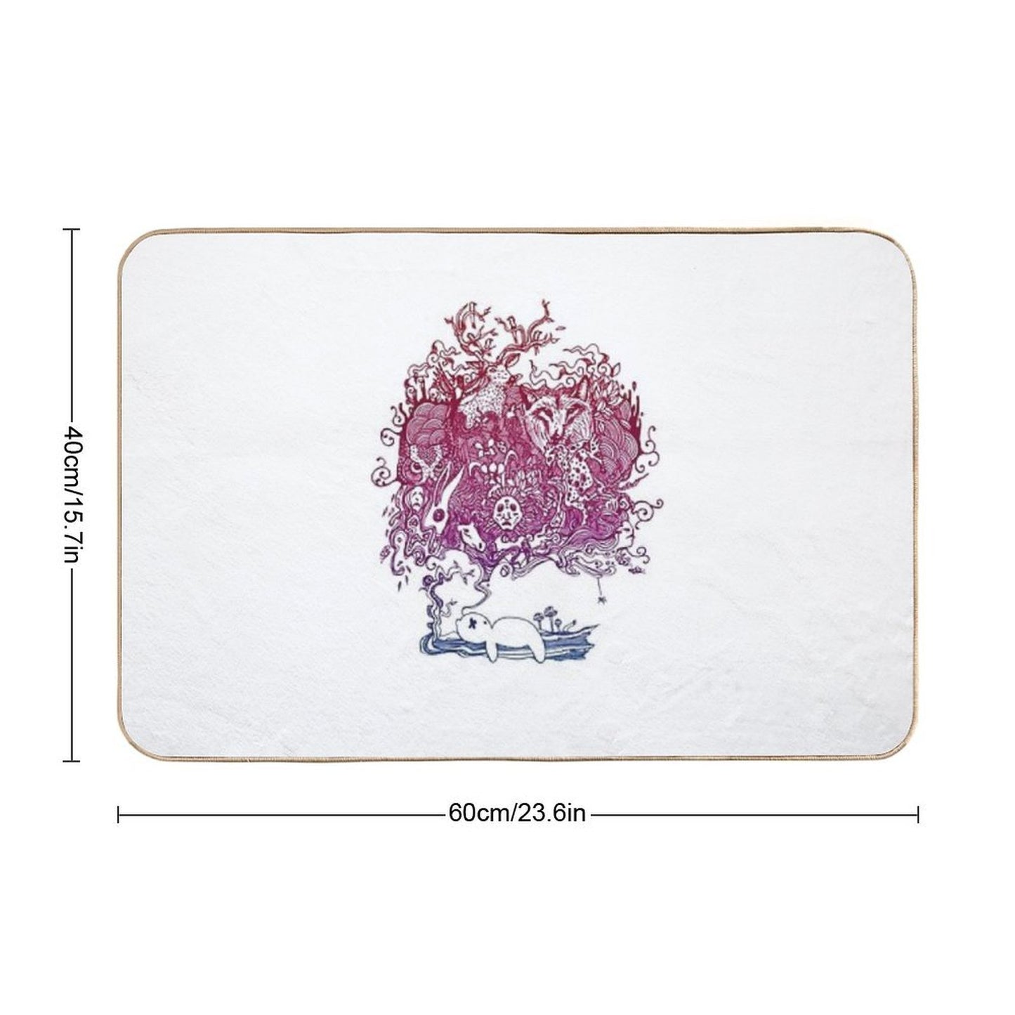 Dreaming Bear Versatile Bath Mat