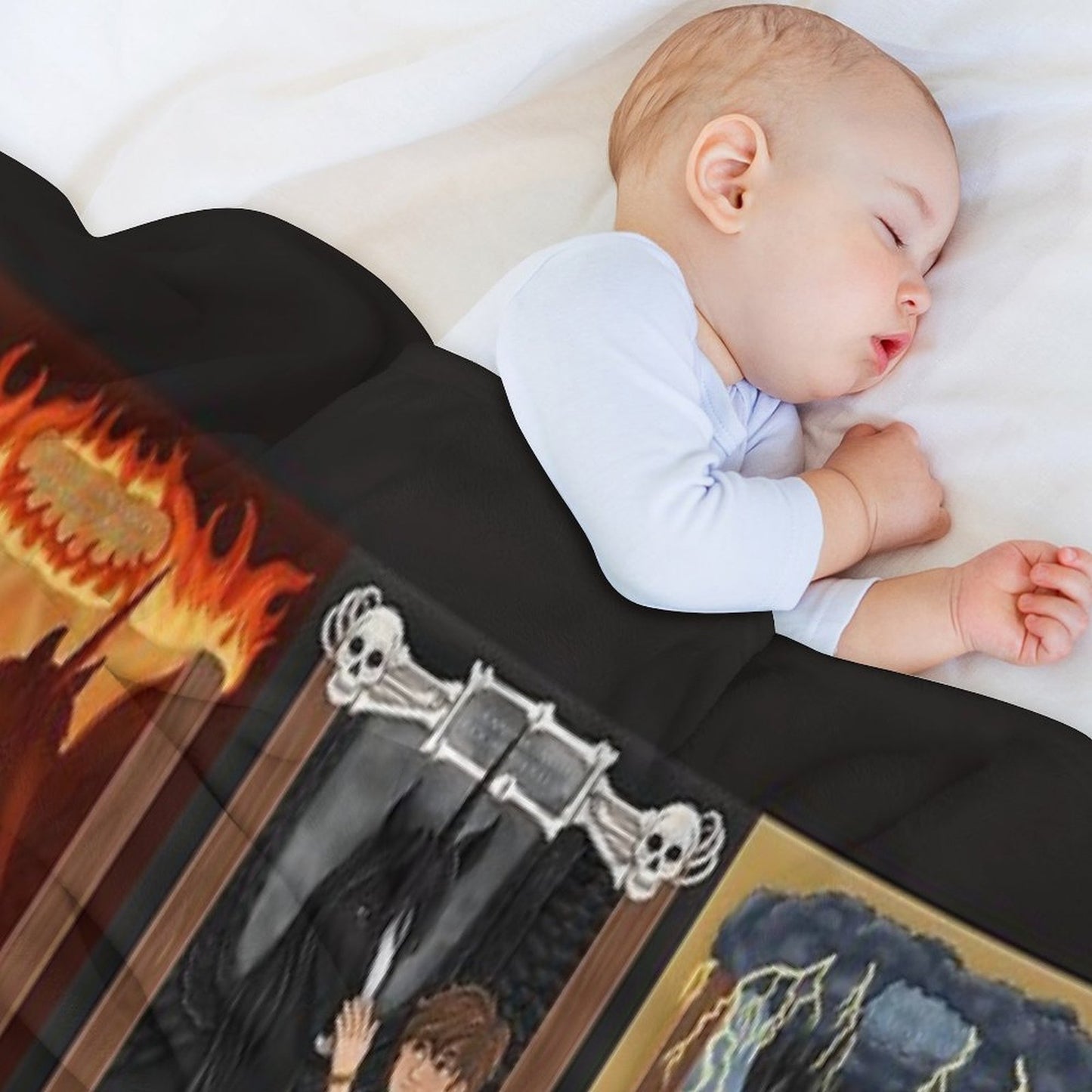 Skandar Character Portraits Multi-functional Throw Blanket