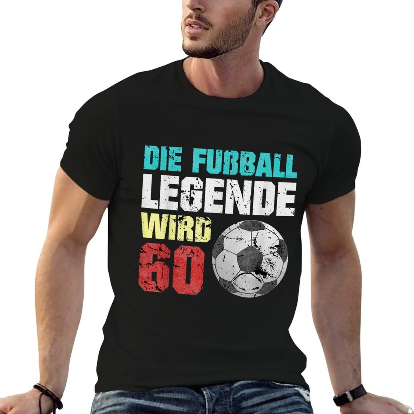60th Birthday Football Legend 60th Birthday Relaxed-fit T-Shirt