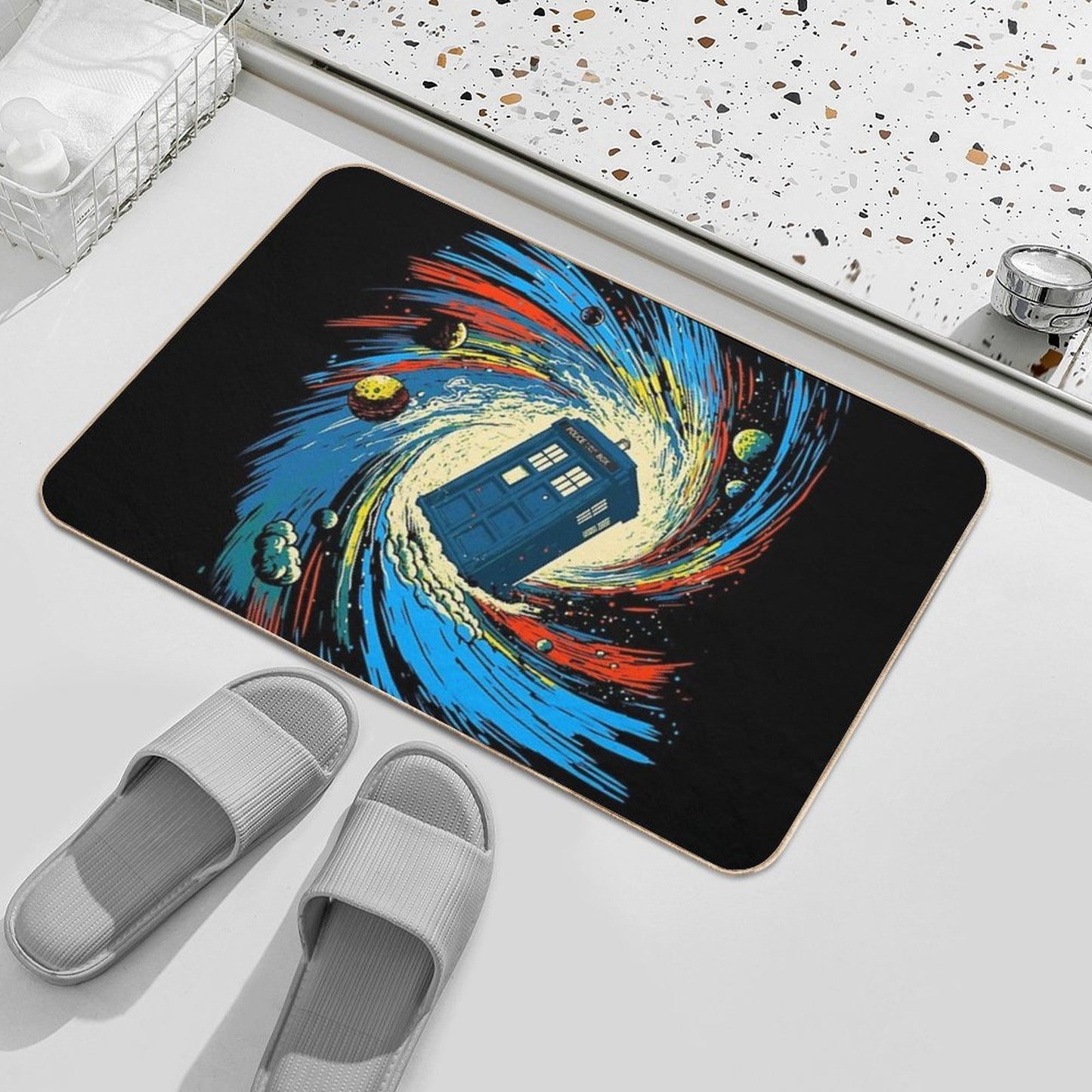 Space And Time Vortex Multi-Purpose Bath Mat