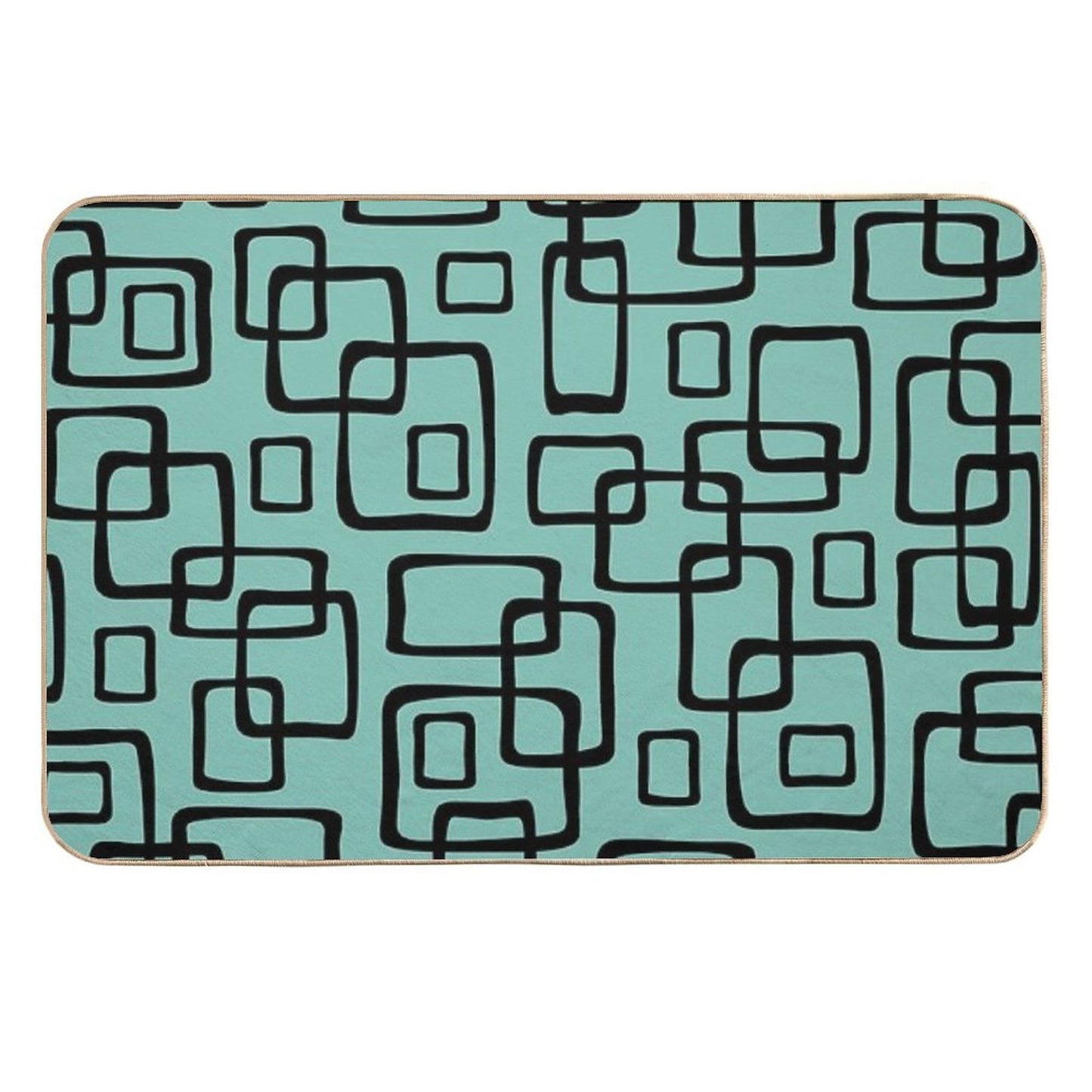 Mid Century Modern Decoration Non-Slip Bath Mat