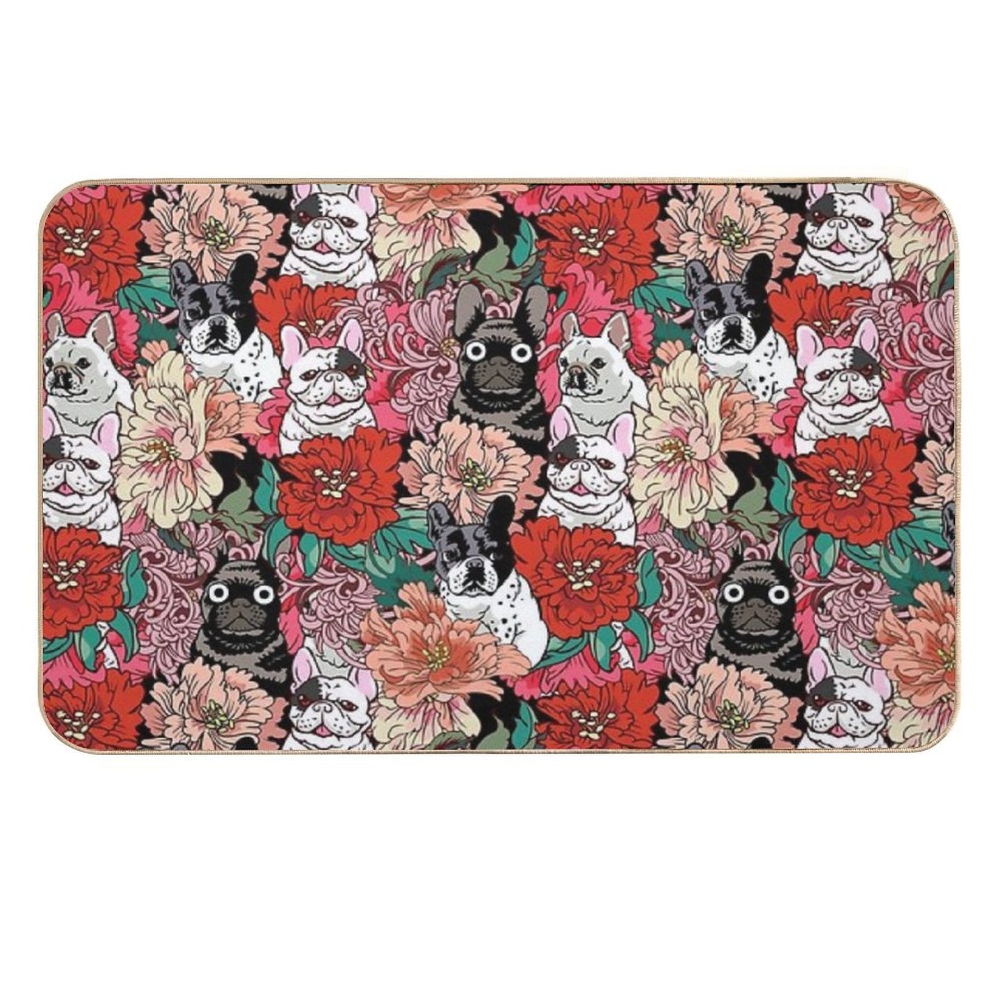 Because French Bulldog  Non-Slip Bath Mat