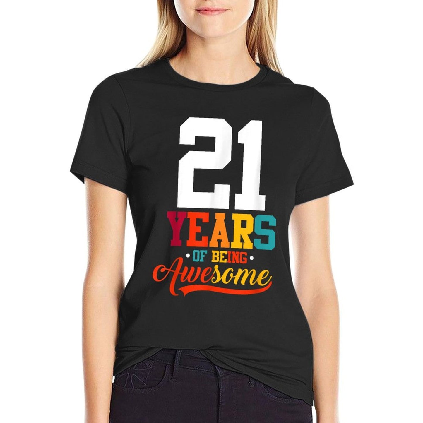 21 Years Of Being Awesome Gifts 21 Years Old 21st Birthday Classic T-Shirt