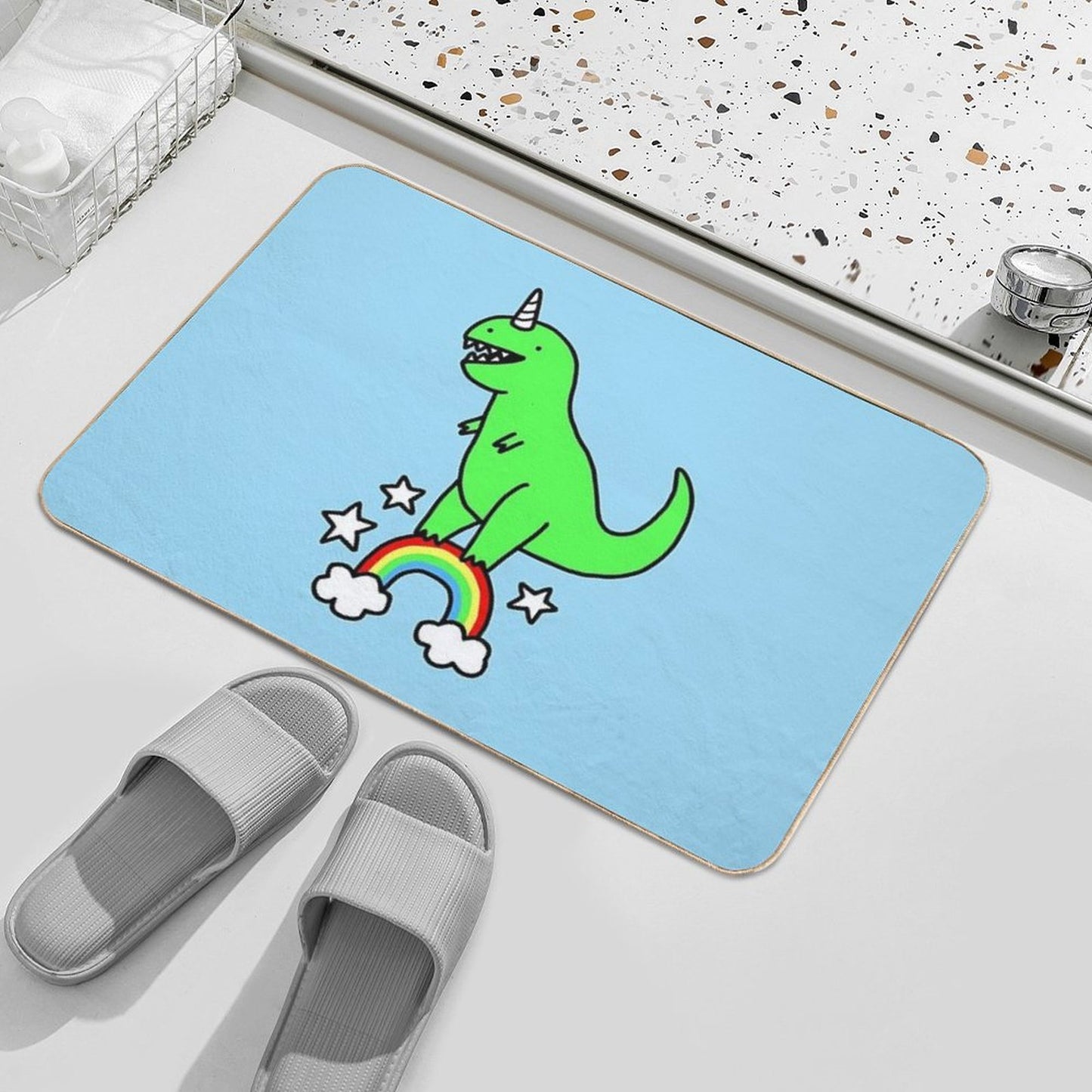 T-Rexicorn Multi-Purpose Bath Mat