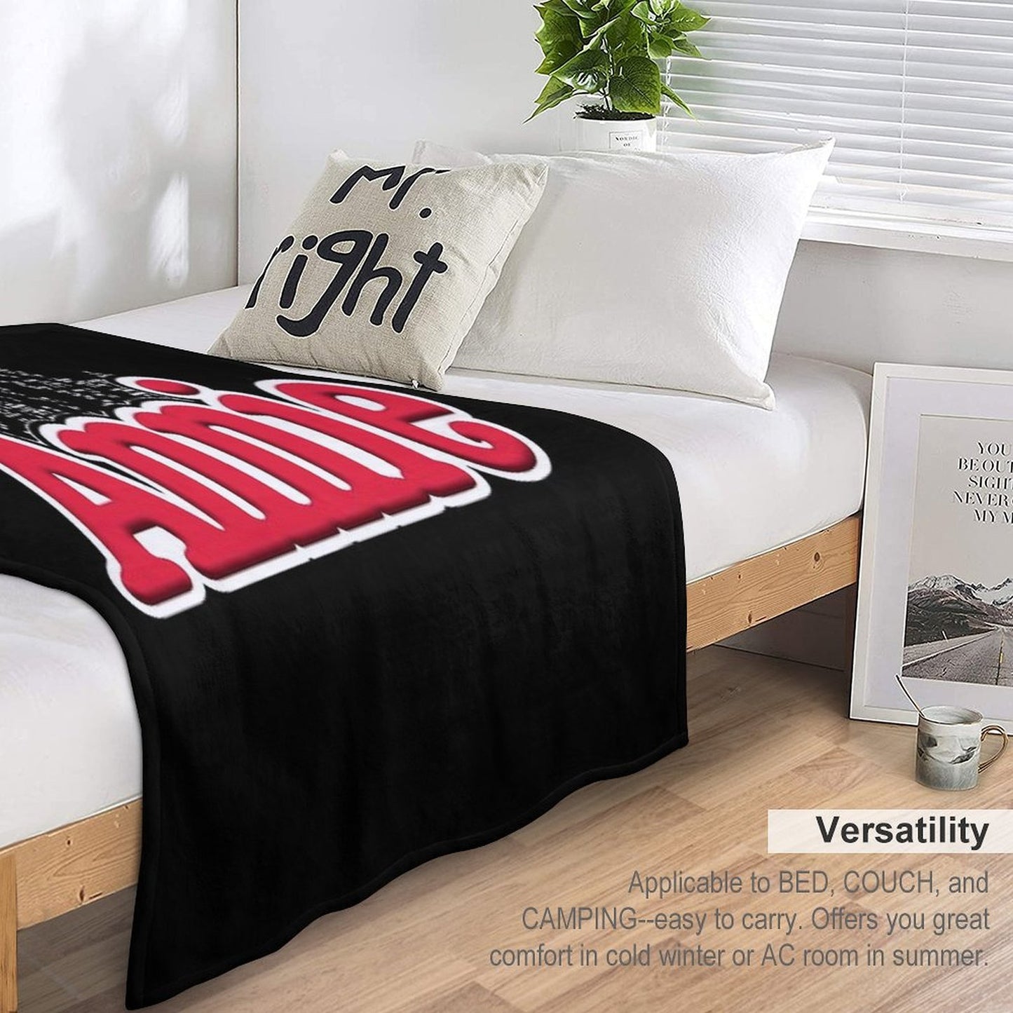 Annie Musical Logo 59 Simple Vintage Multi-functional Throw Blanket
