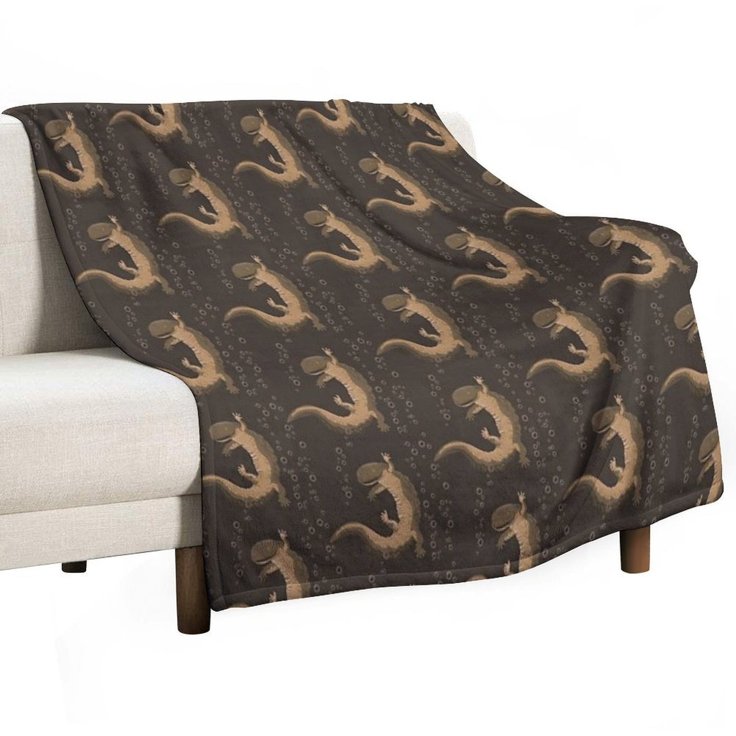 Hellbender All-season Throw Blanket