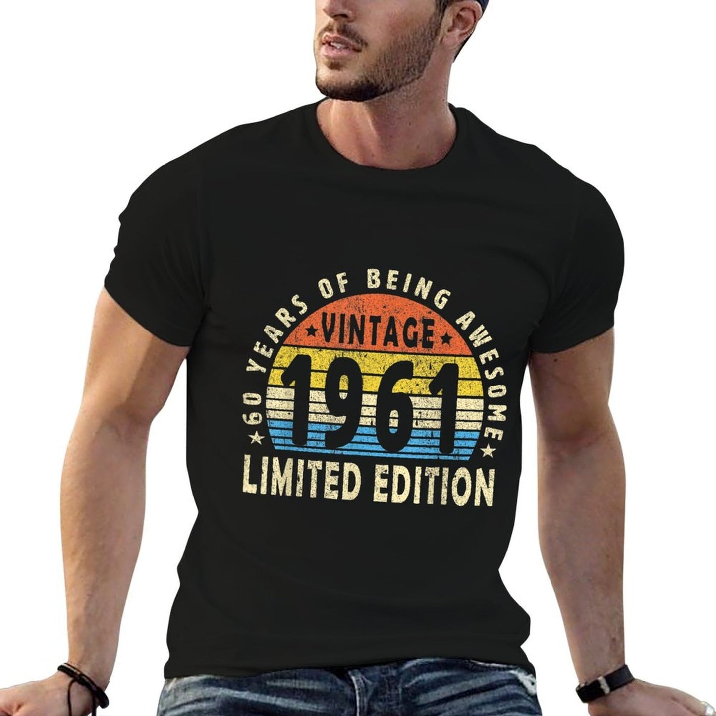 60 Year Old Vintage 1961 Limited Edition 60th Birthday Moisture-wicking T-Shirt