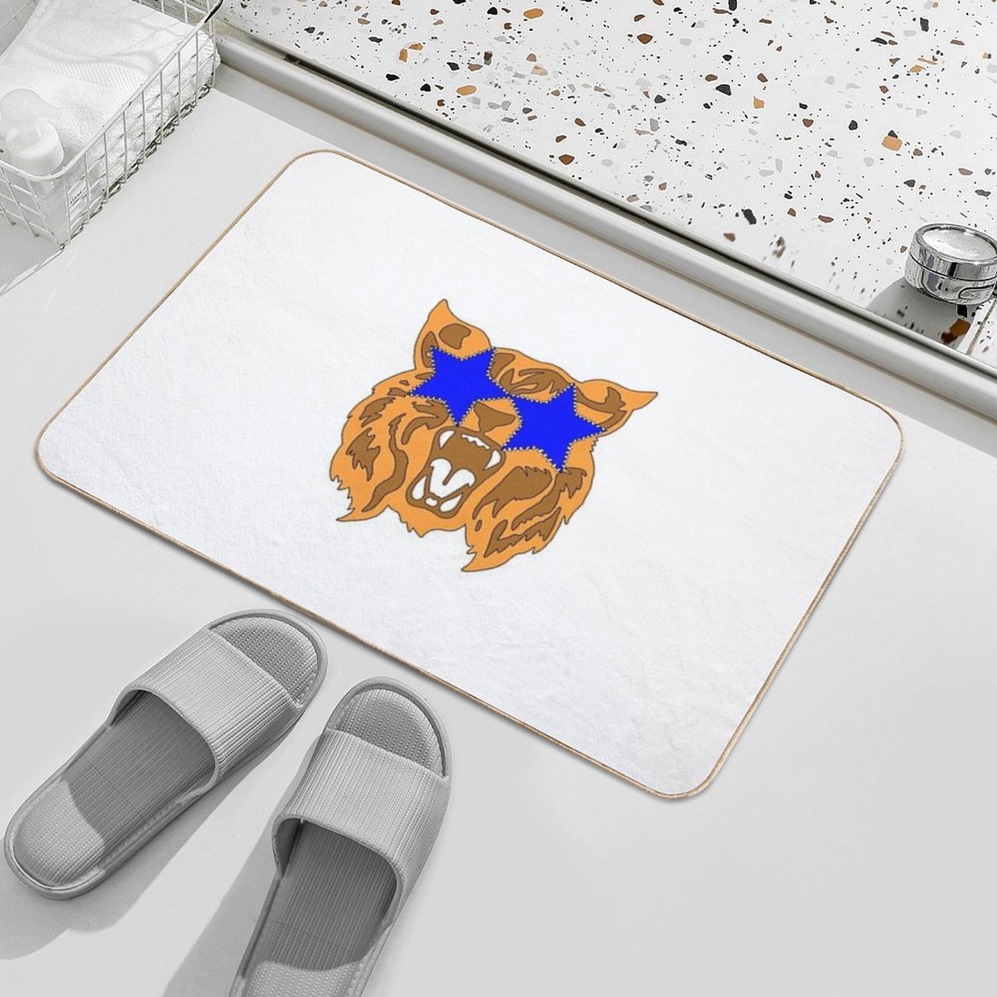 Kentucky Wildcat Repositionable Bath Mat