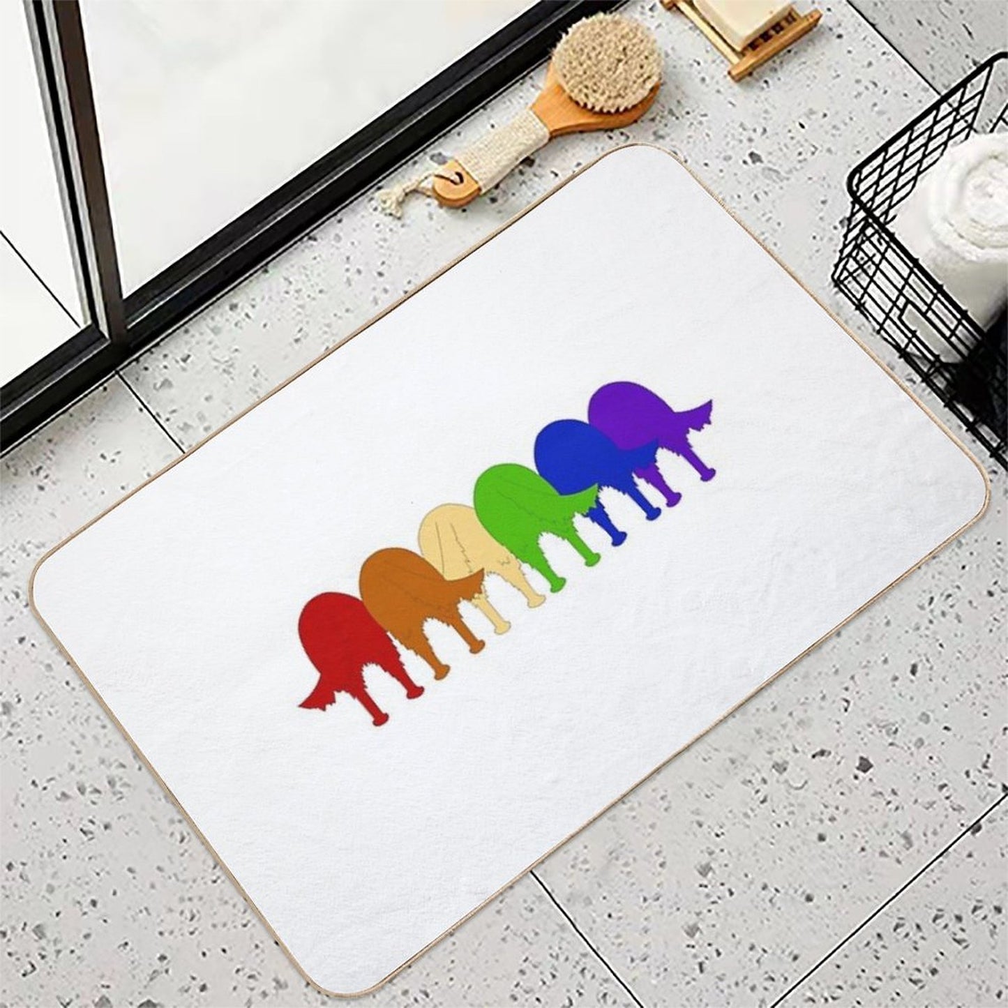 Golden Ratio Pride Pet-Safe Bath Mat