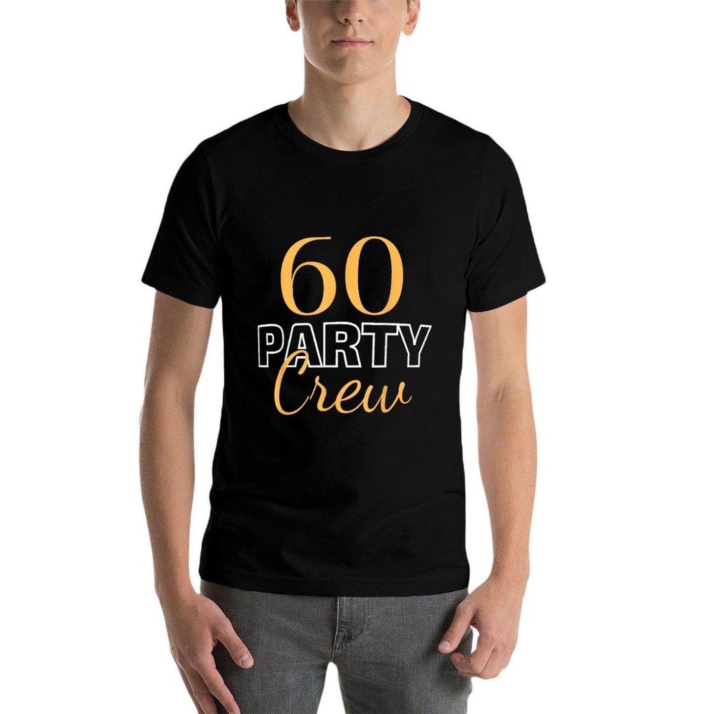 60 Party Crew 60th Birthday Squad Sixty Years Old Matching Odor-resistant T-Shirt