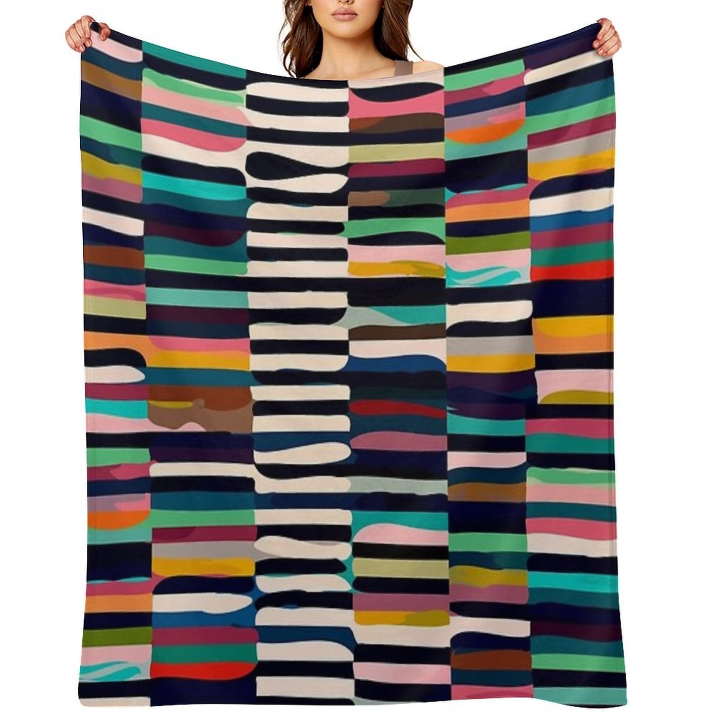 Etchnic Scandinavian Pattern All-season Throw Blanket