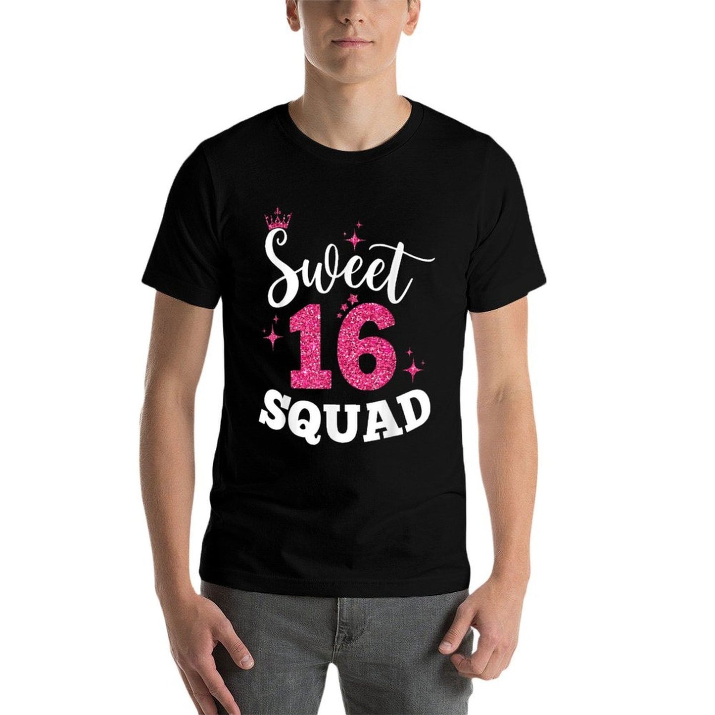 Sweet 16 Squad Girl Sixteenth Funny Birthday Party Gifts Moisture-wicking T-Shirt