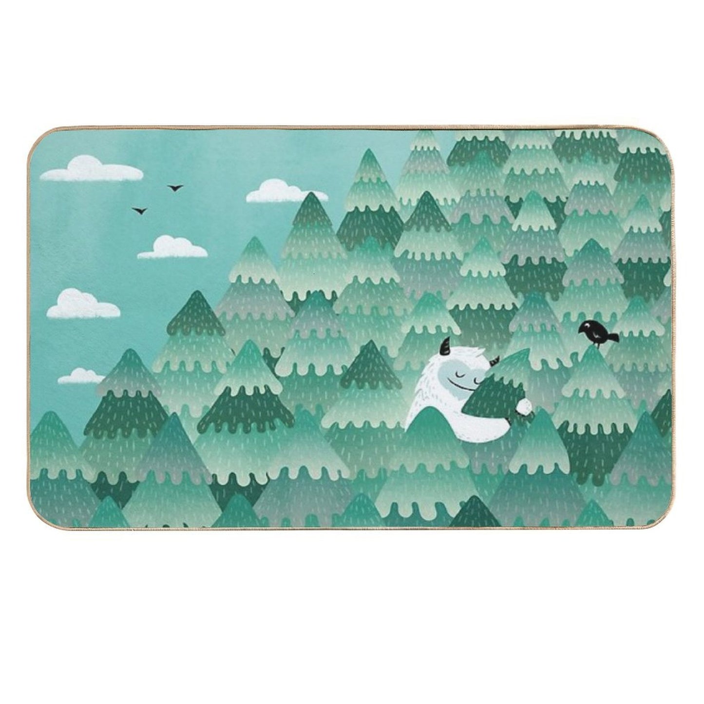 Tree Hugger (Spring & Summer Version) Multi-Purpose Bath Mat