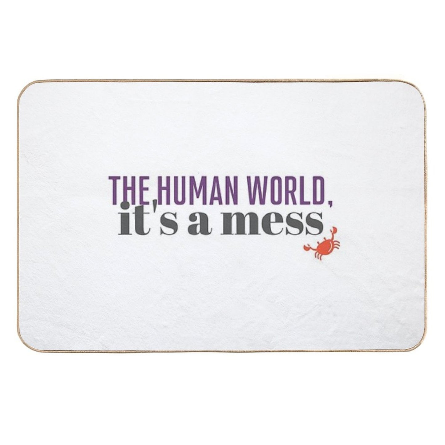 The Human World Easy Maintenance Bath Mat