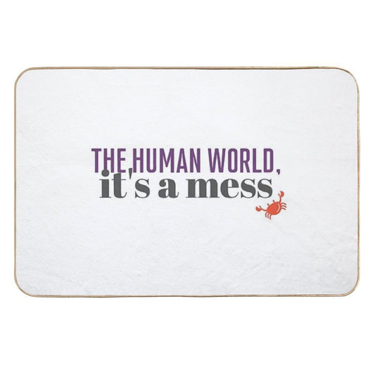 The Human World  Easy Maintenance Bath Mat