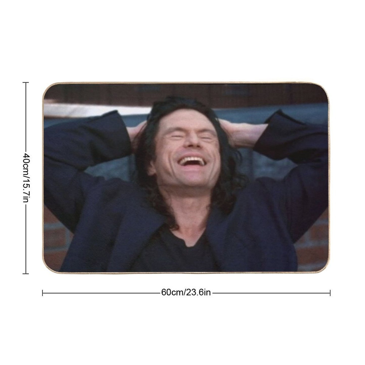 Tommy Wiseau Stain-Proof Bath Mat