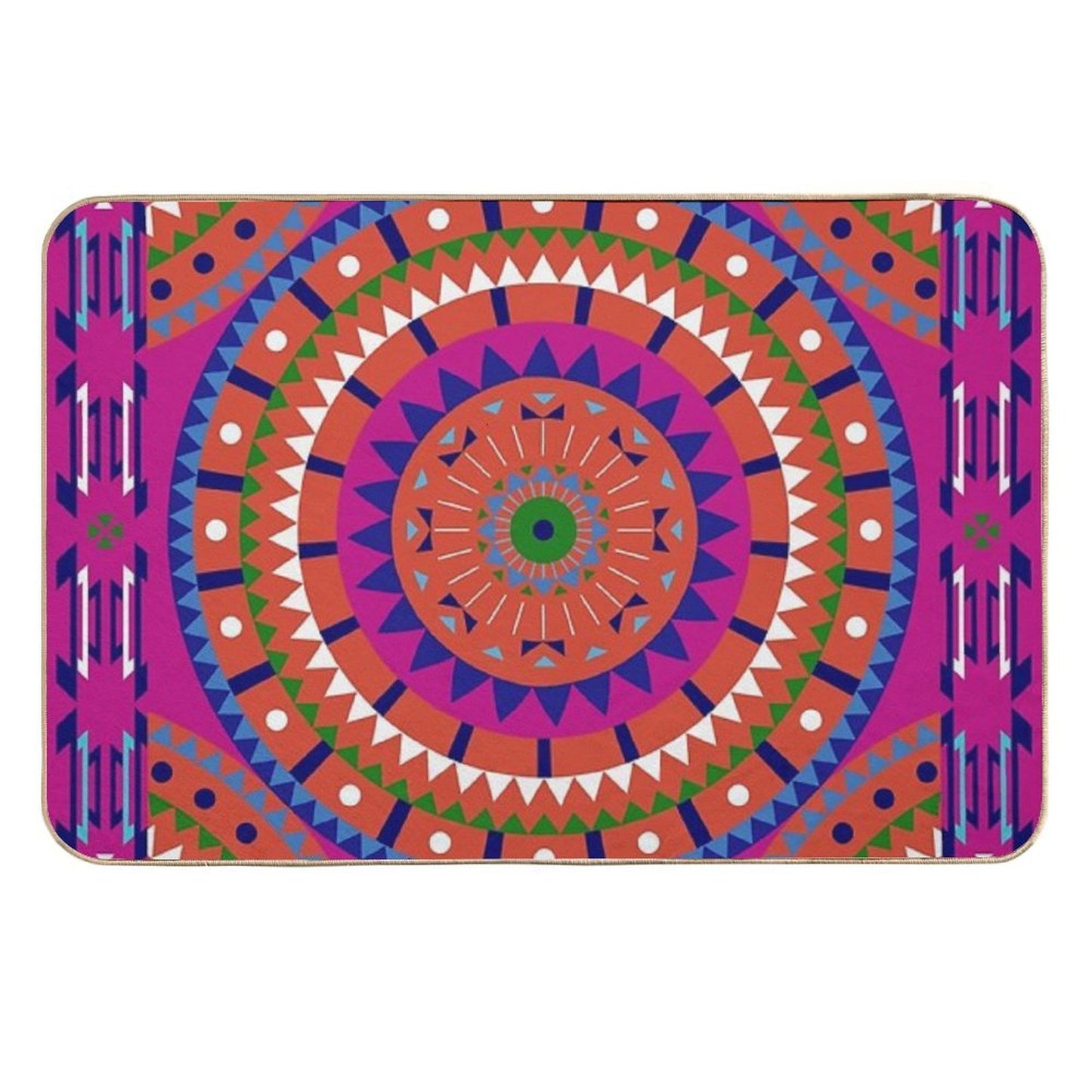 Mandala (Awakening) Easy To Clean Bath Mat