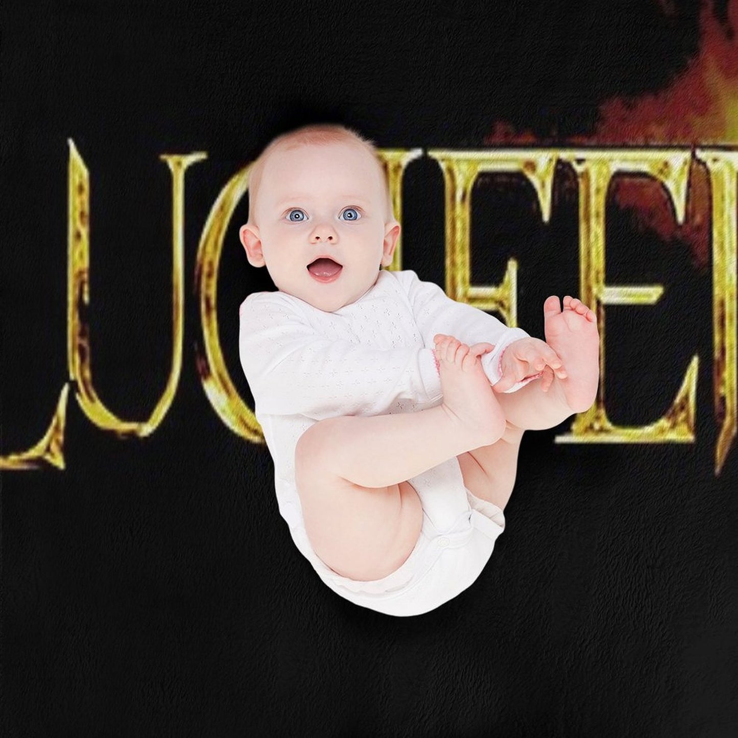 LUCIFER! Sustainable Throw Blanket