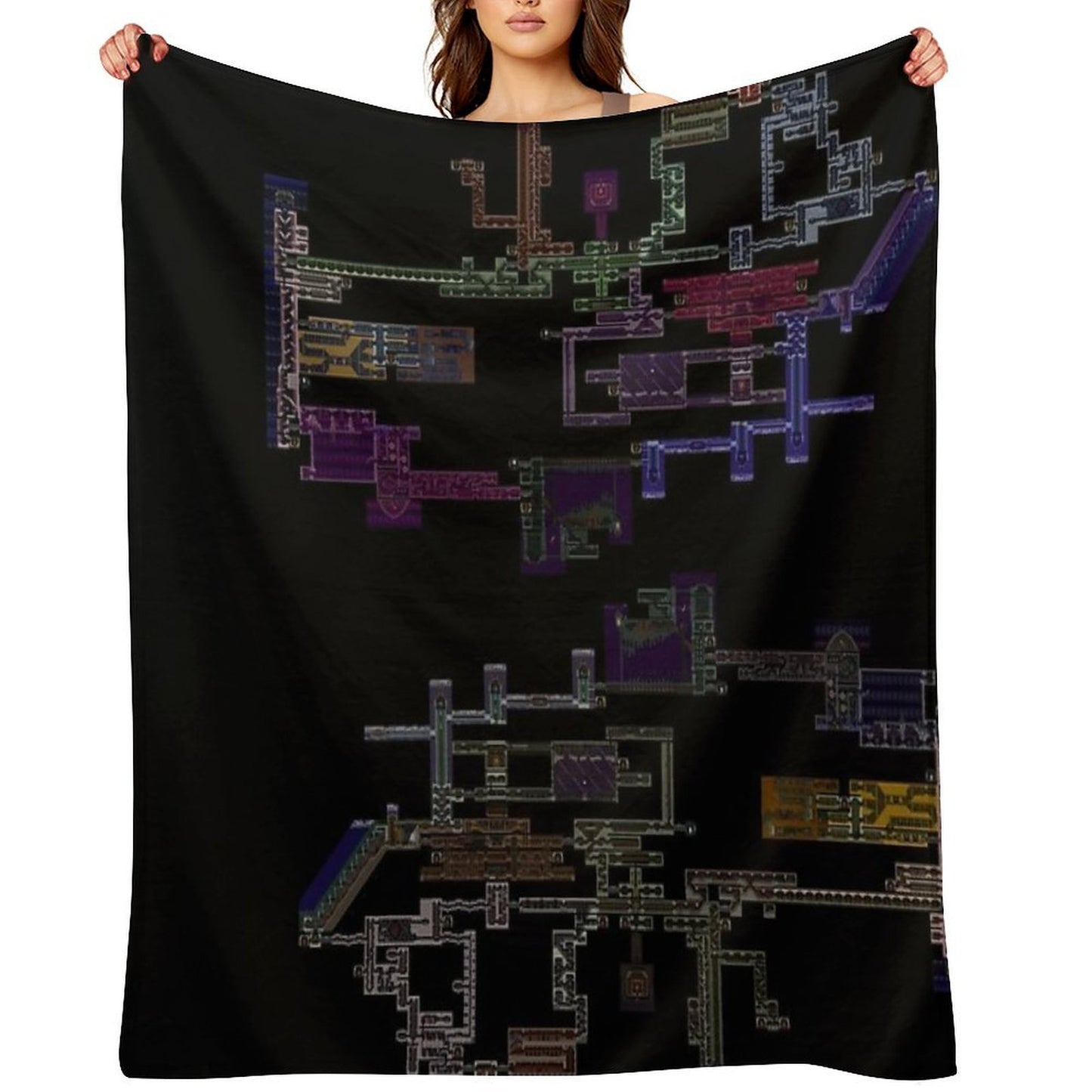 Castlevania Symphony Of The Night Anti-pilling Throw Blanket