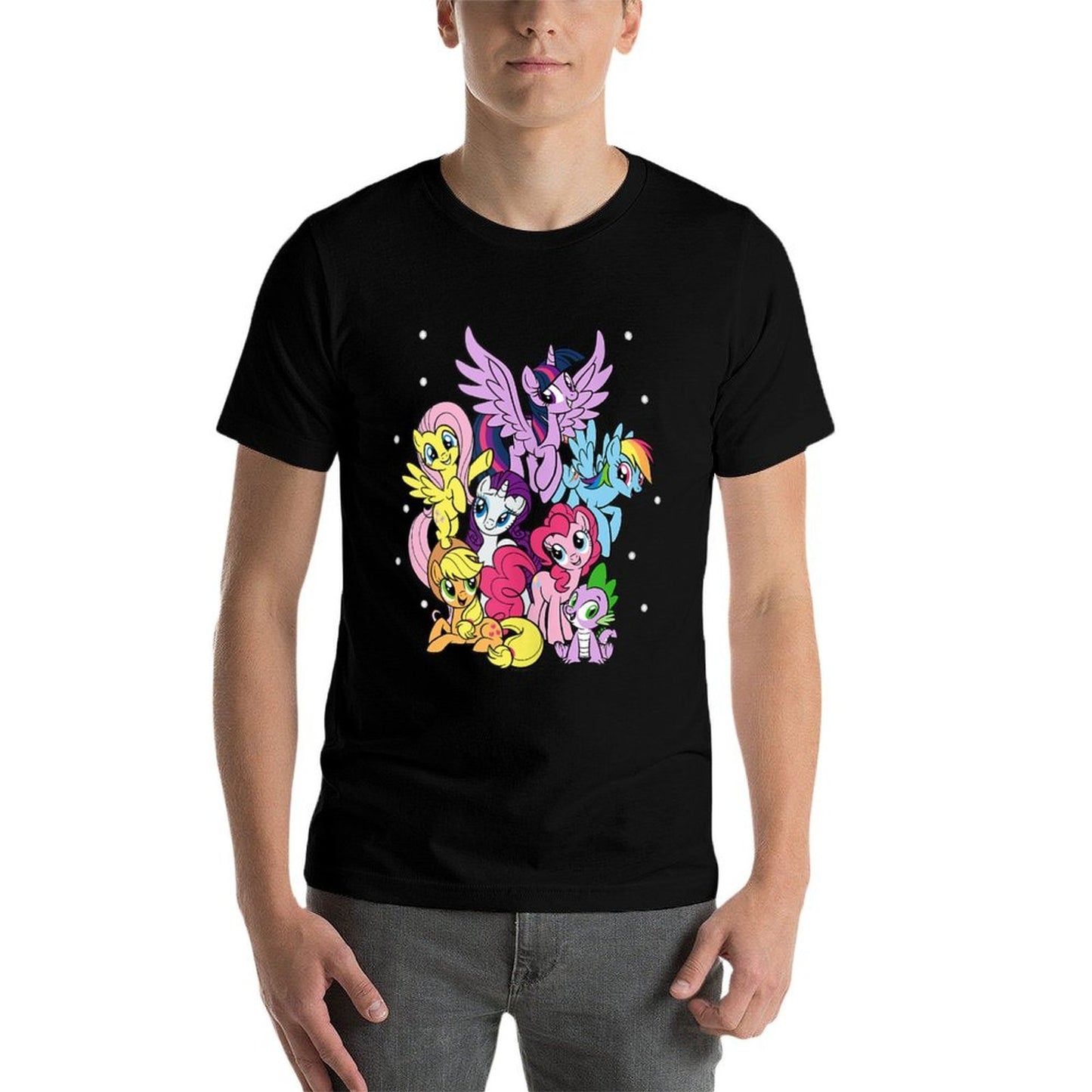 My Little Pony Friendship Is Magic Main Cast Group Shot Durable T-Shirt