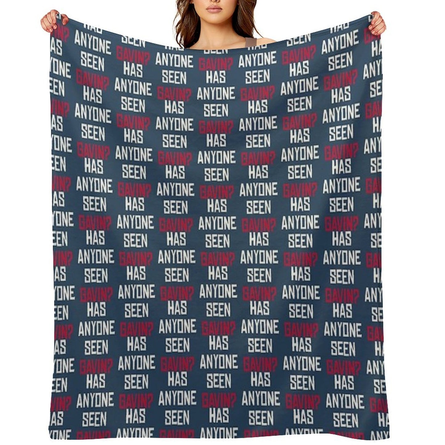 Has Anyone Seen Gavin Machine-washable Throw Blanket