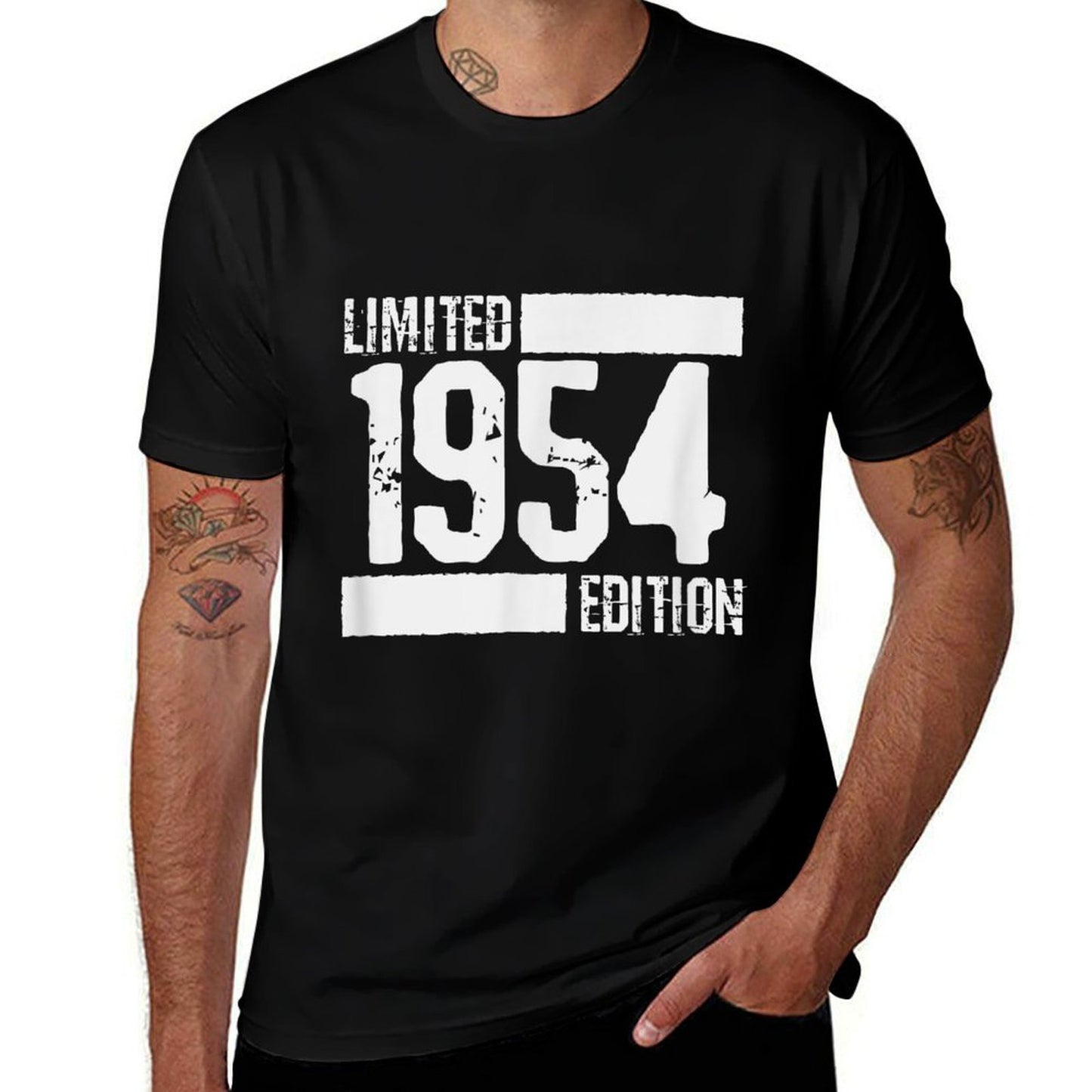 70th Birthday Vintage 1954 Limited Edition Men Moisture-wicking T-Shirt