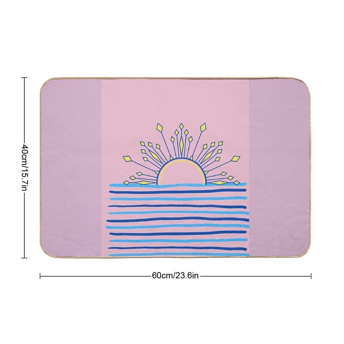 Golden Rising Odorless Bath Mat