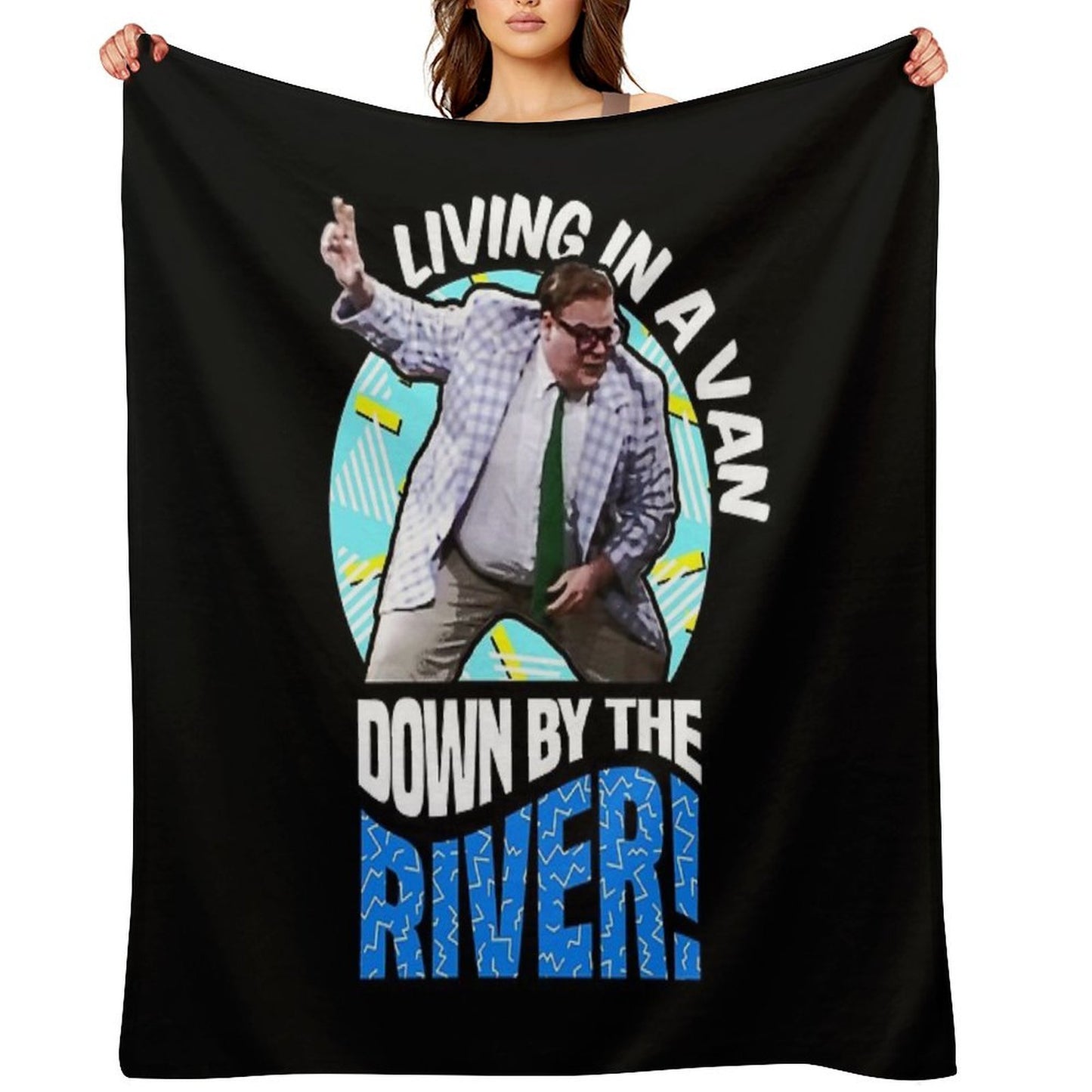 Chris Farley - Matt Foley Nostalgia Graphic Versatility Throw Blanket