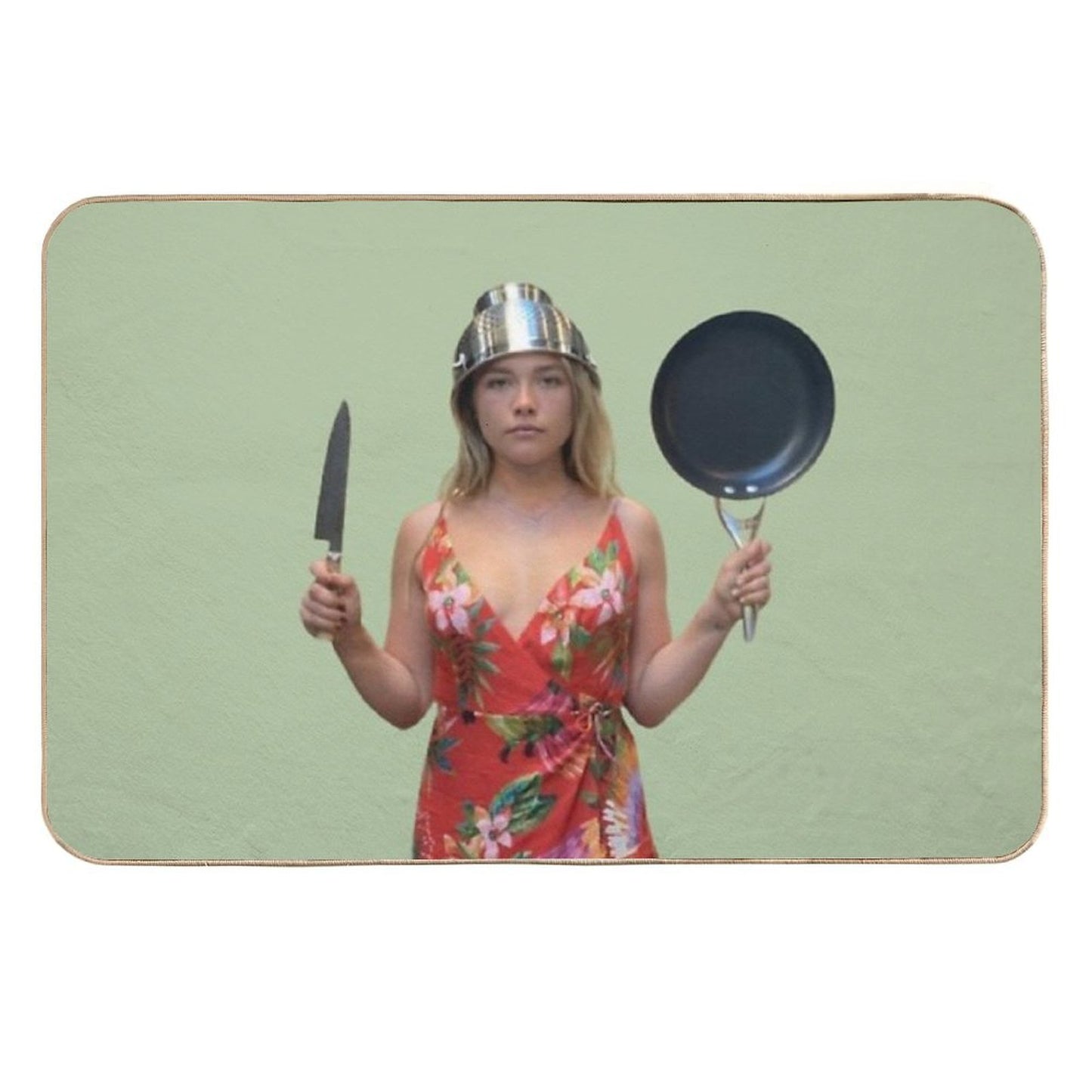 Florence Pugh Cooking with Flo Easy Maintenance Bath Mat