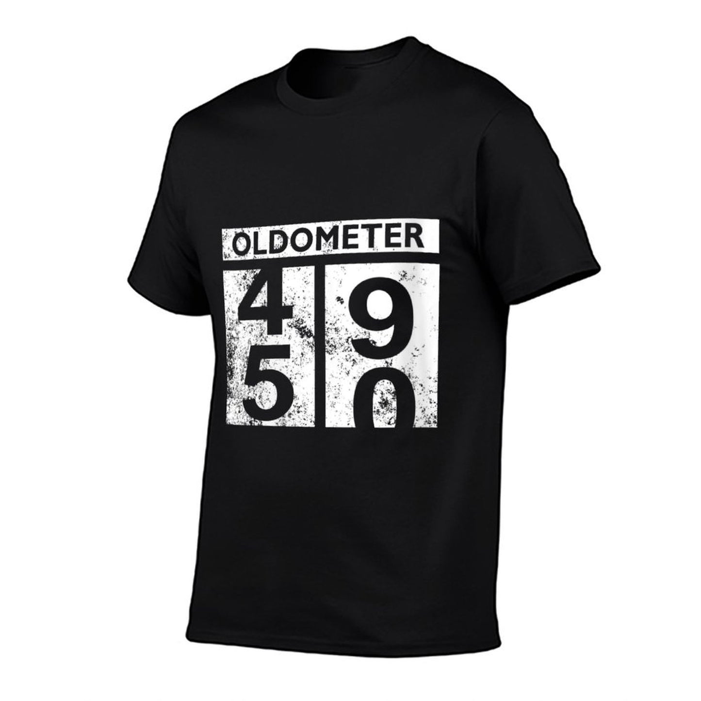 Womens Oldometer 49-50 for 50th Birthday  Summer-ready Fabric T-Shirt