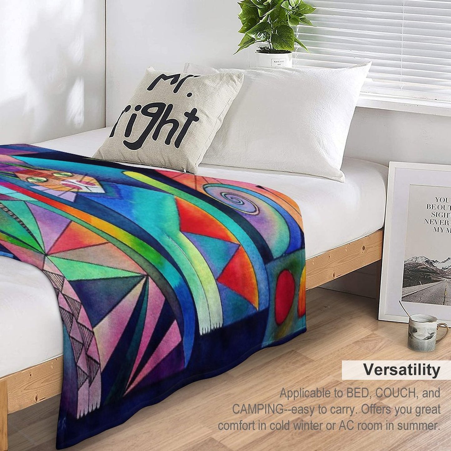 Moonlight Magic Sustainable Throw Blanket