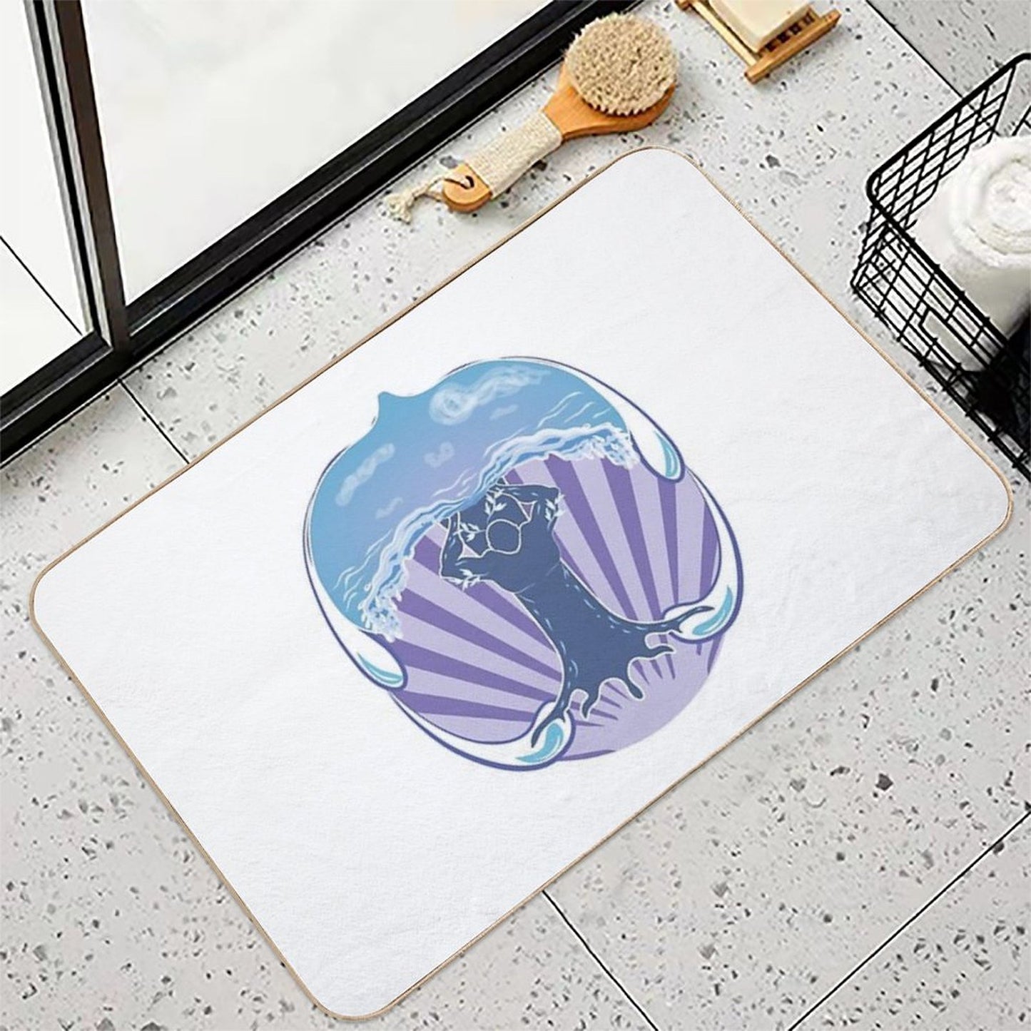 Hydropower – People And Nature in Harmony Toxin-Free Bath Mat