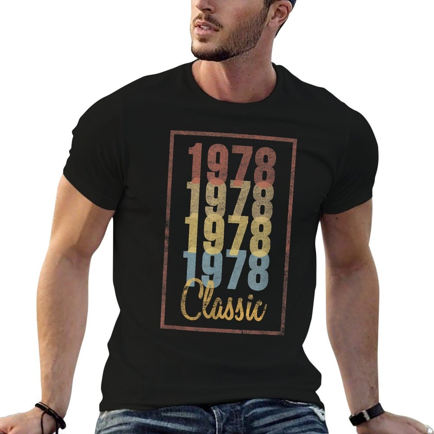 40th Birthday Gift Vintage 1978 Men Women Polyester Blend T-Shirt