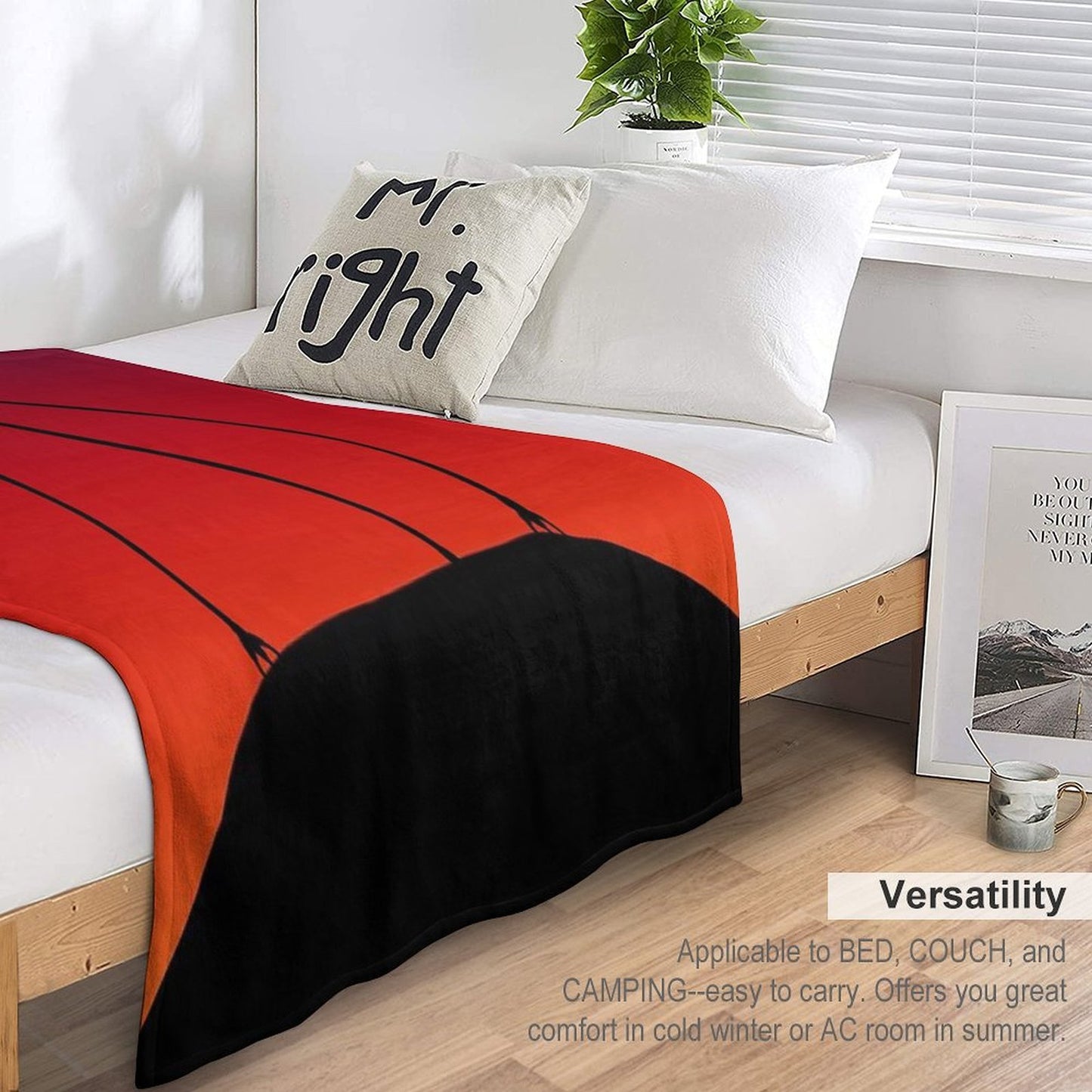 Tripod All-season Throw Blanket