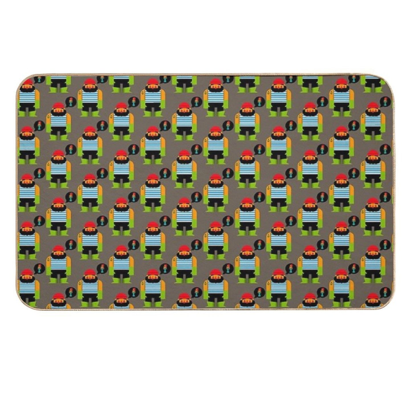 Fisherman Easy Maintenance Bath Mat