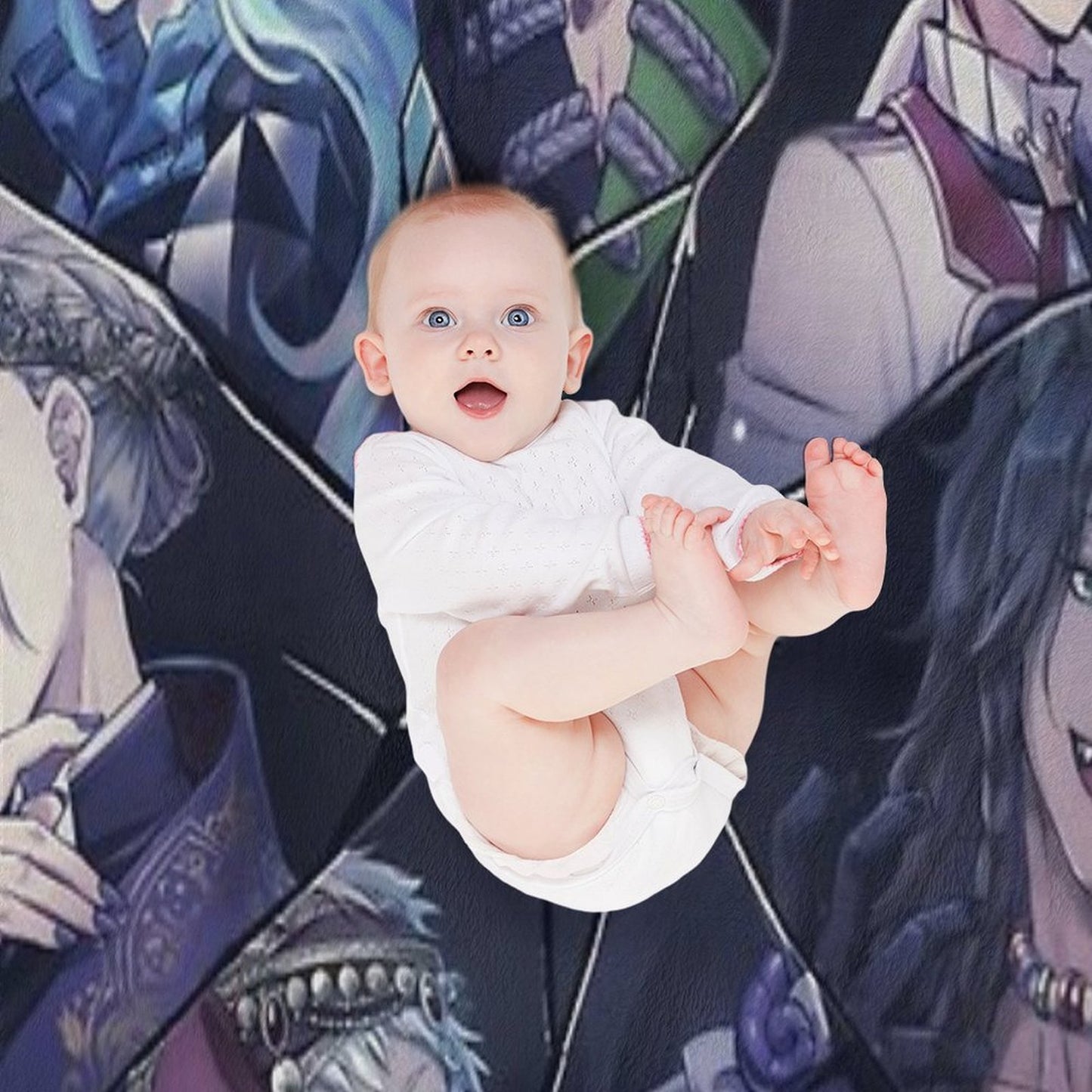 Twisted Wonderland Anime Wrinkle-free Throw Blanket
