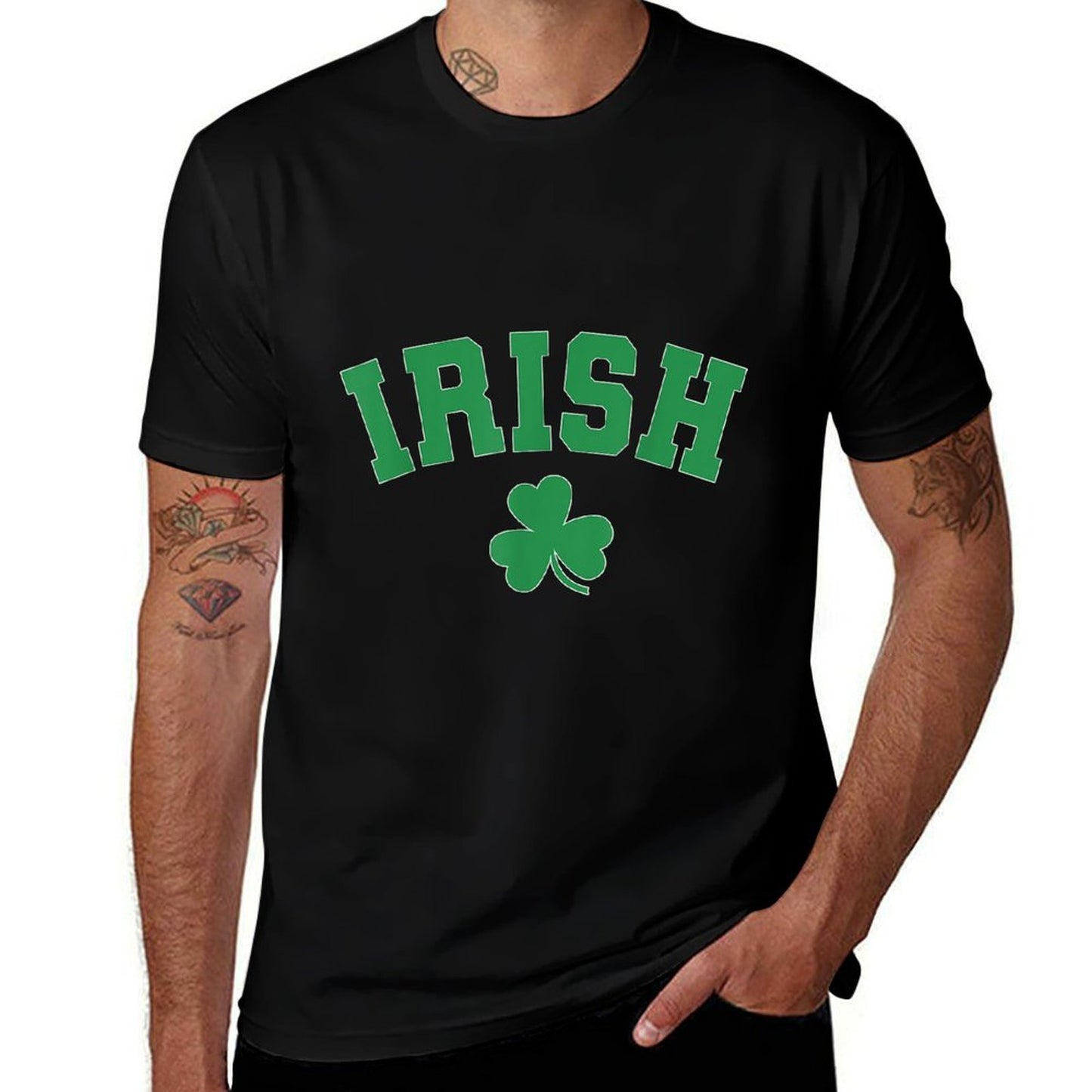 Fighting Irish Vintage Athletic Sports Design Heathered Texture T-Shirt