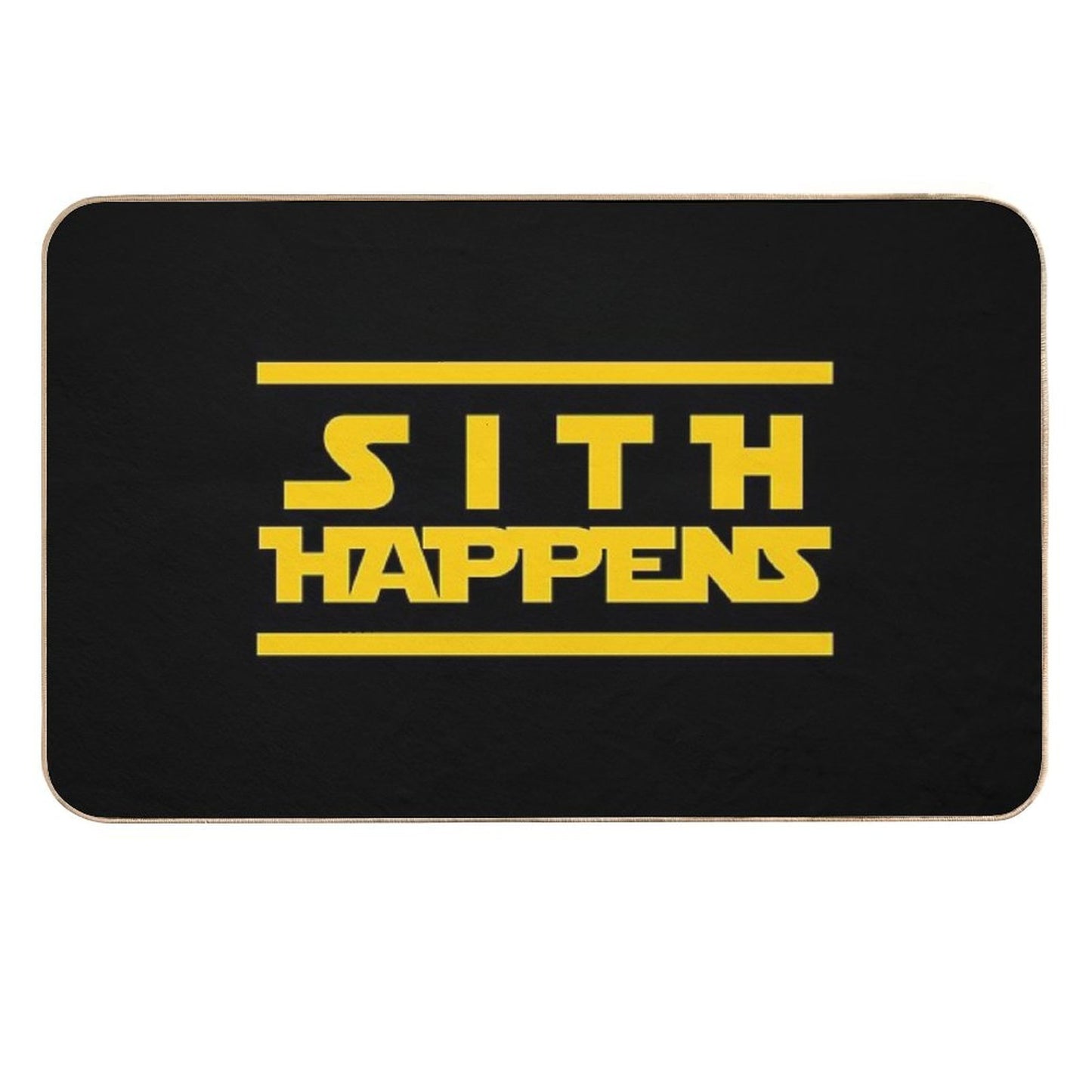 The SITH HAPPENS Design Easy Maintenance Bath Mat