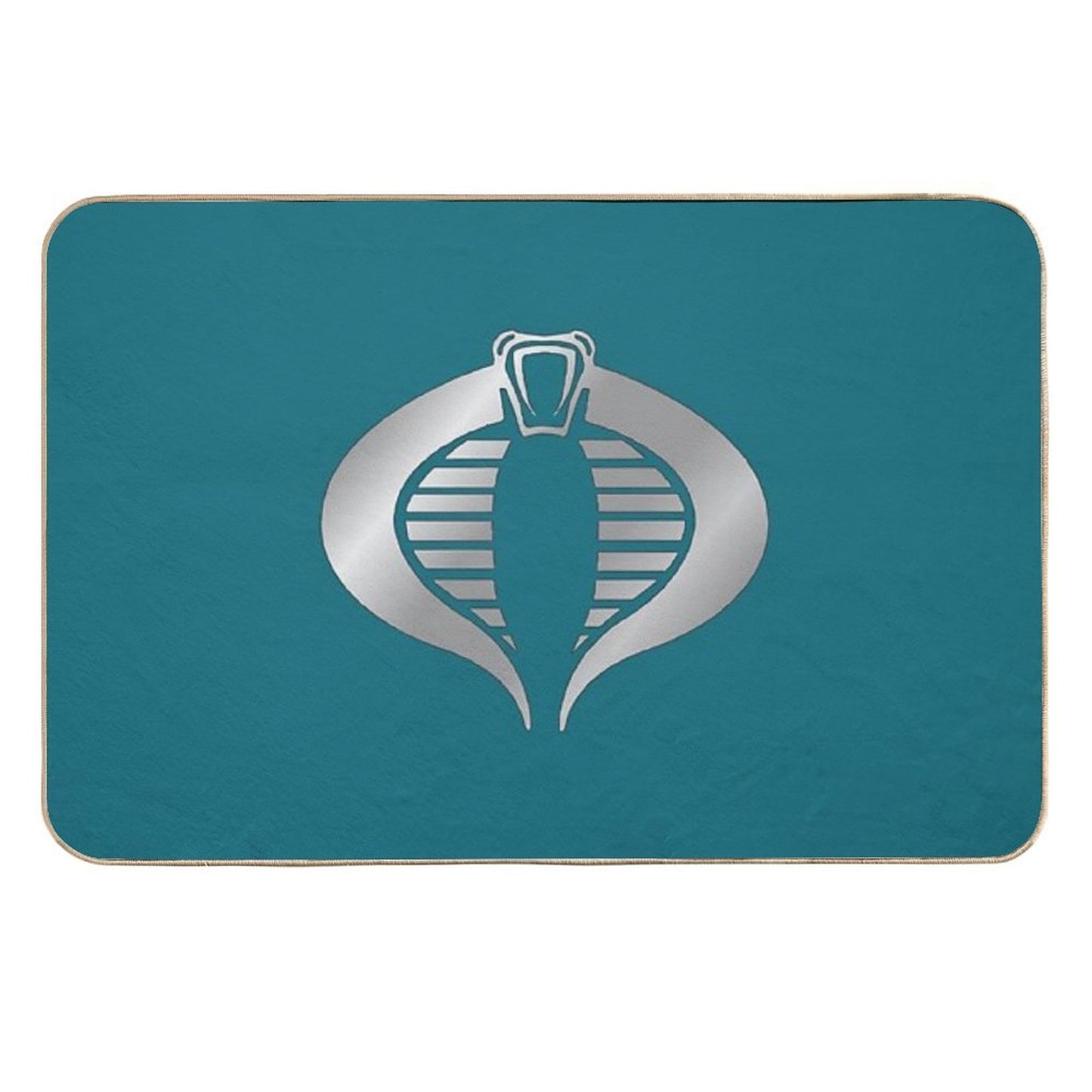 Gi Joe Cobra Copperhead Logo Long-Lasting Bath Mat