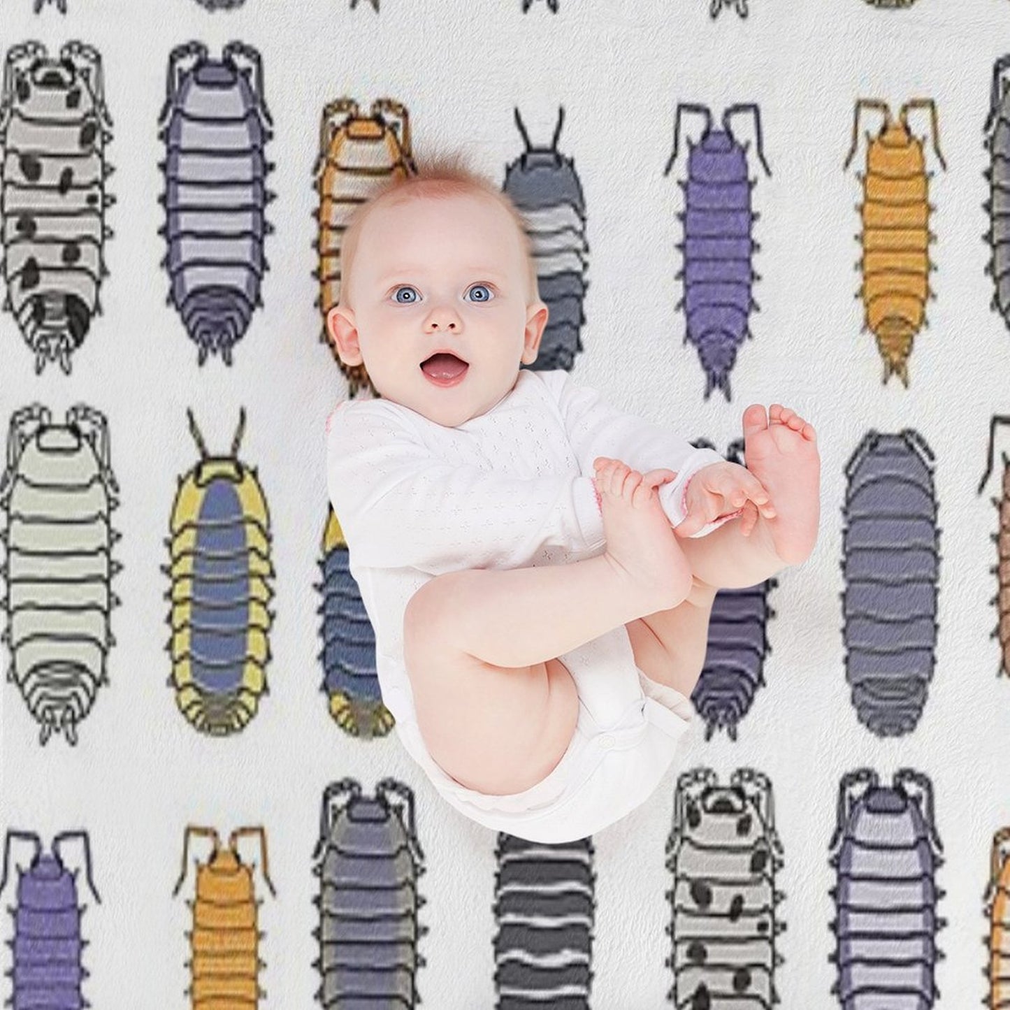Isopods Easy Care Throw Blanket