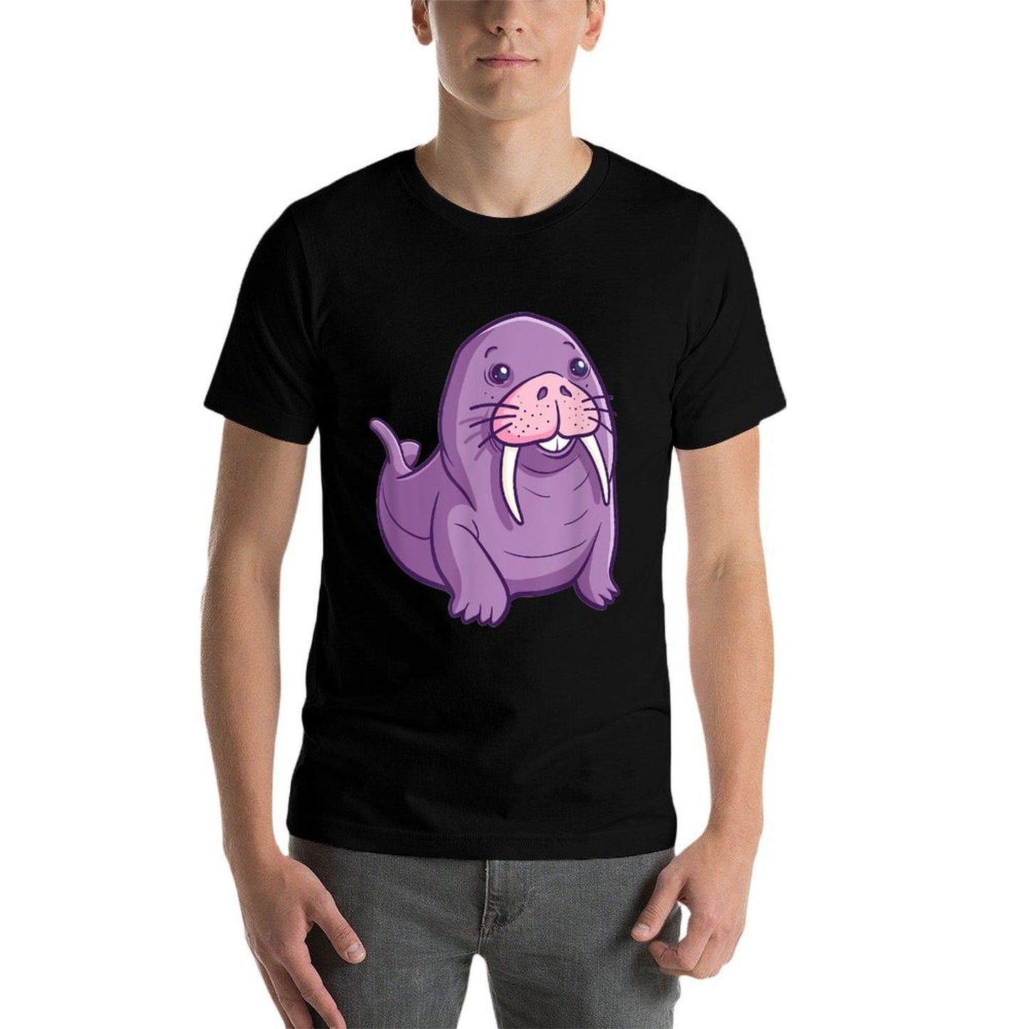 Walrus Sea Animal Graphic Lightweight T-Shirt