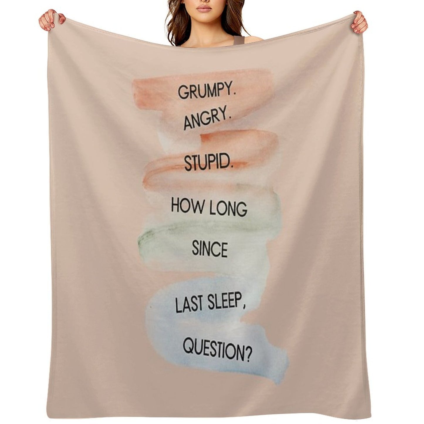 Project Hail Mary - Grumpy Angry Stupid Plush Throw Blanket
